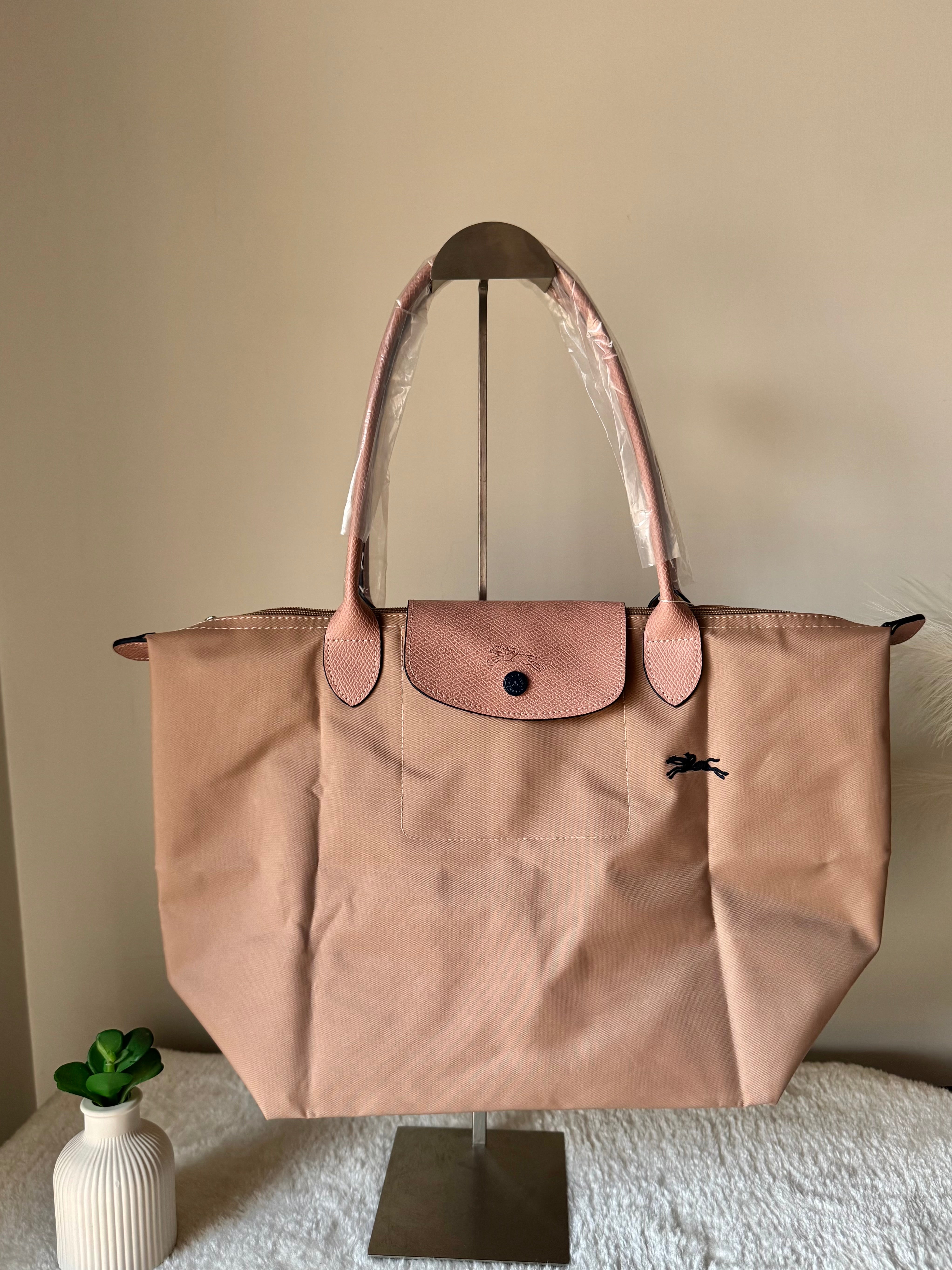 Longchamp Tote LARGE - Light Pink (WITH BRAND LOGO)