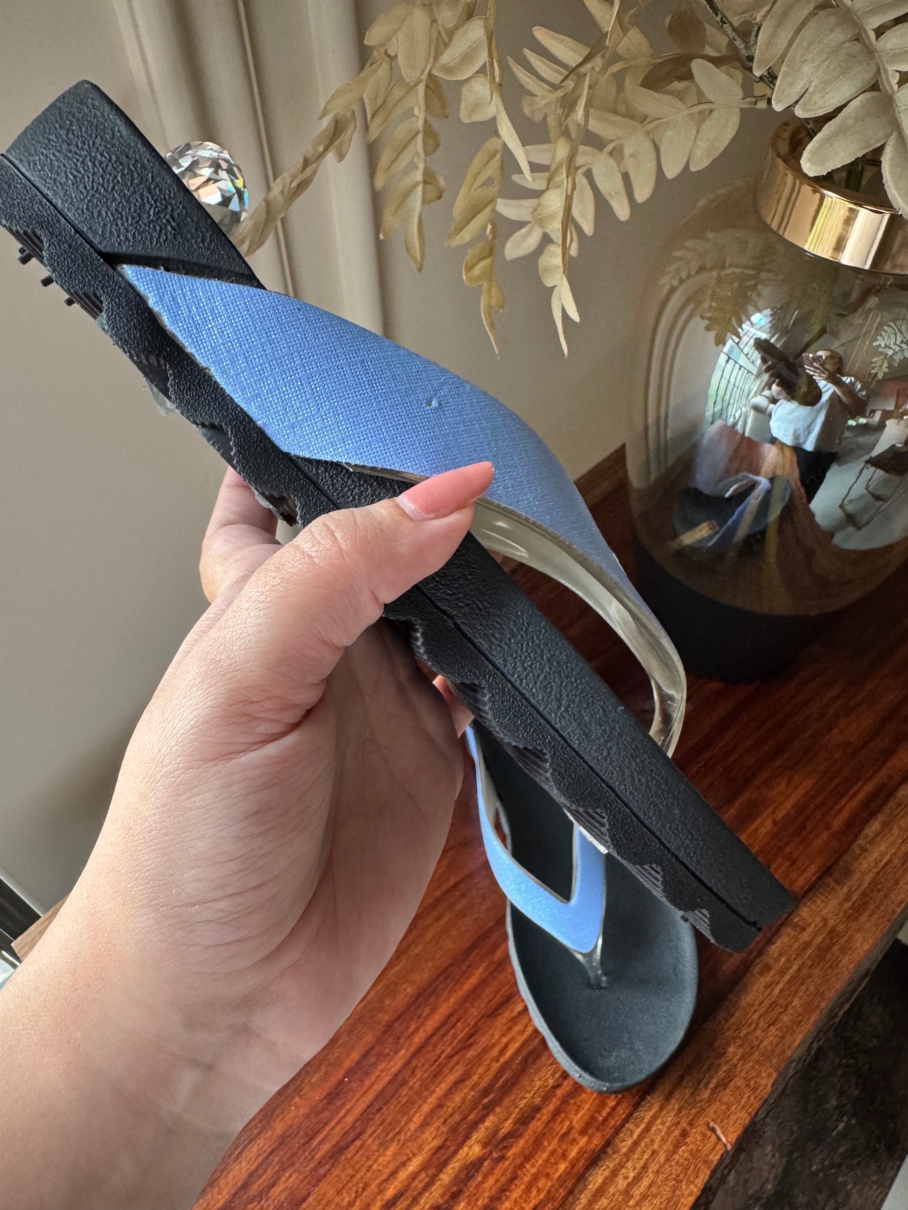 Soft Every Day Slides - Blue & Black