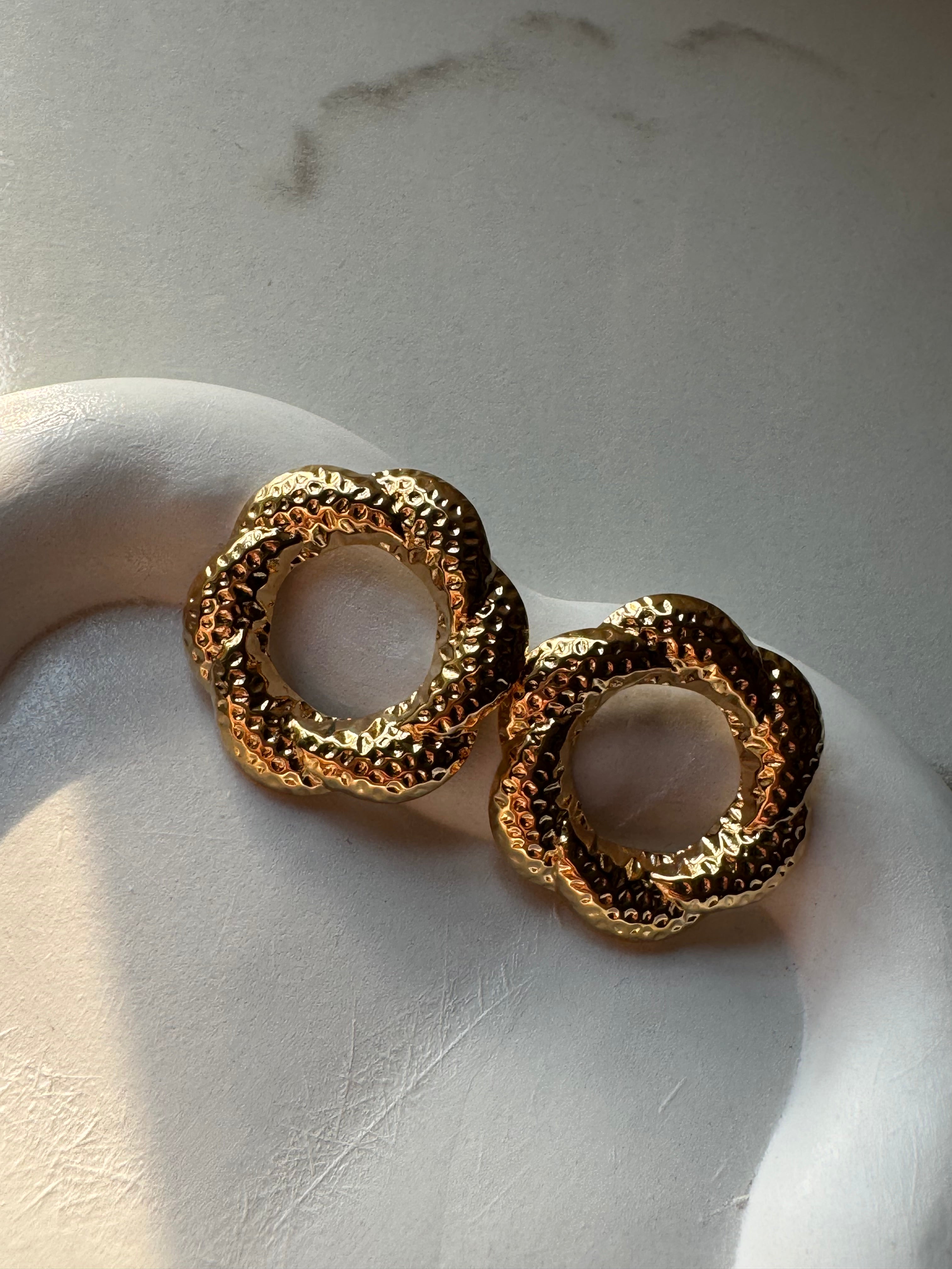Scarlet Hoops - 18K Gold Plated