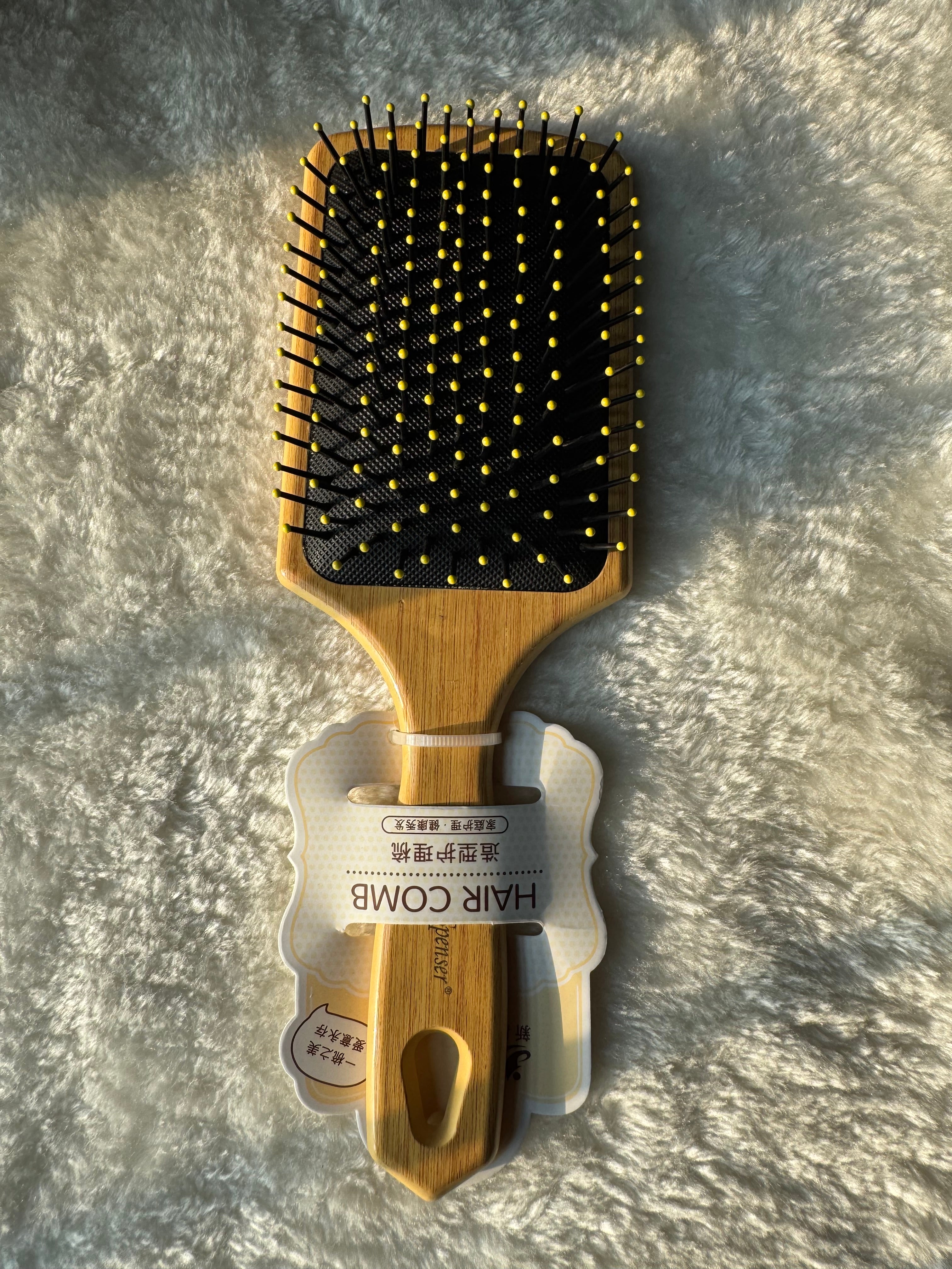 Wooden Bristles Hair Growth Brush