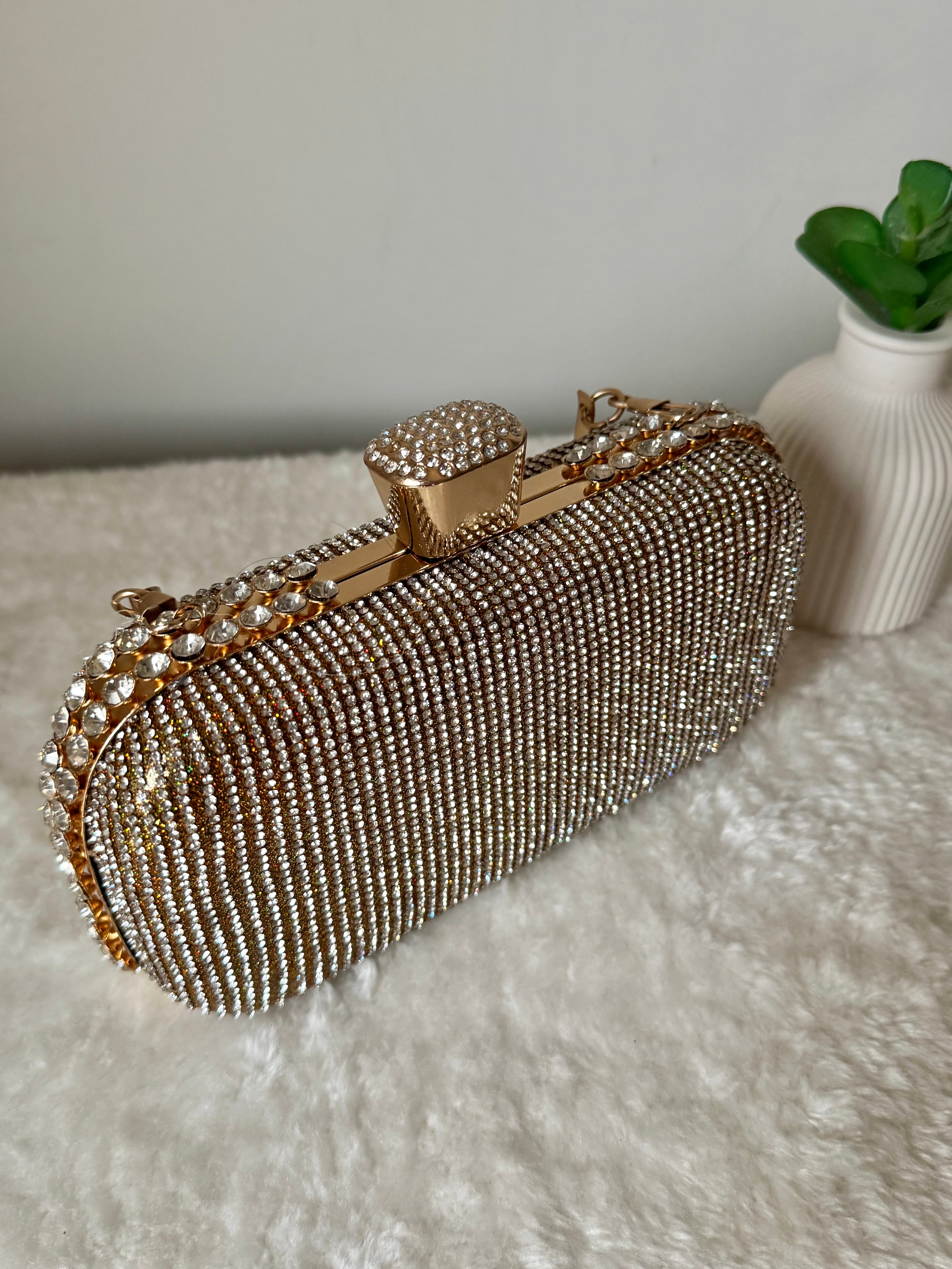 Diva Mode Clutch - Rose Gold