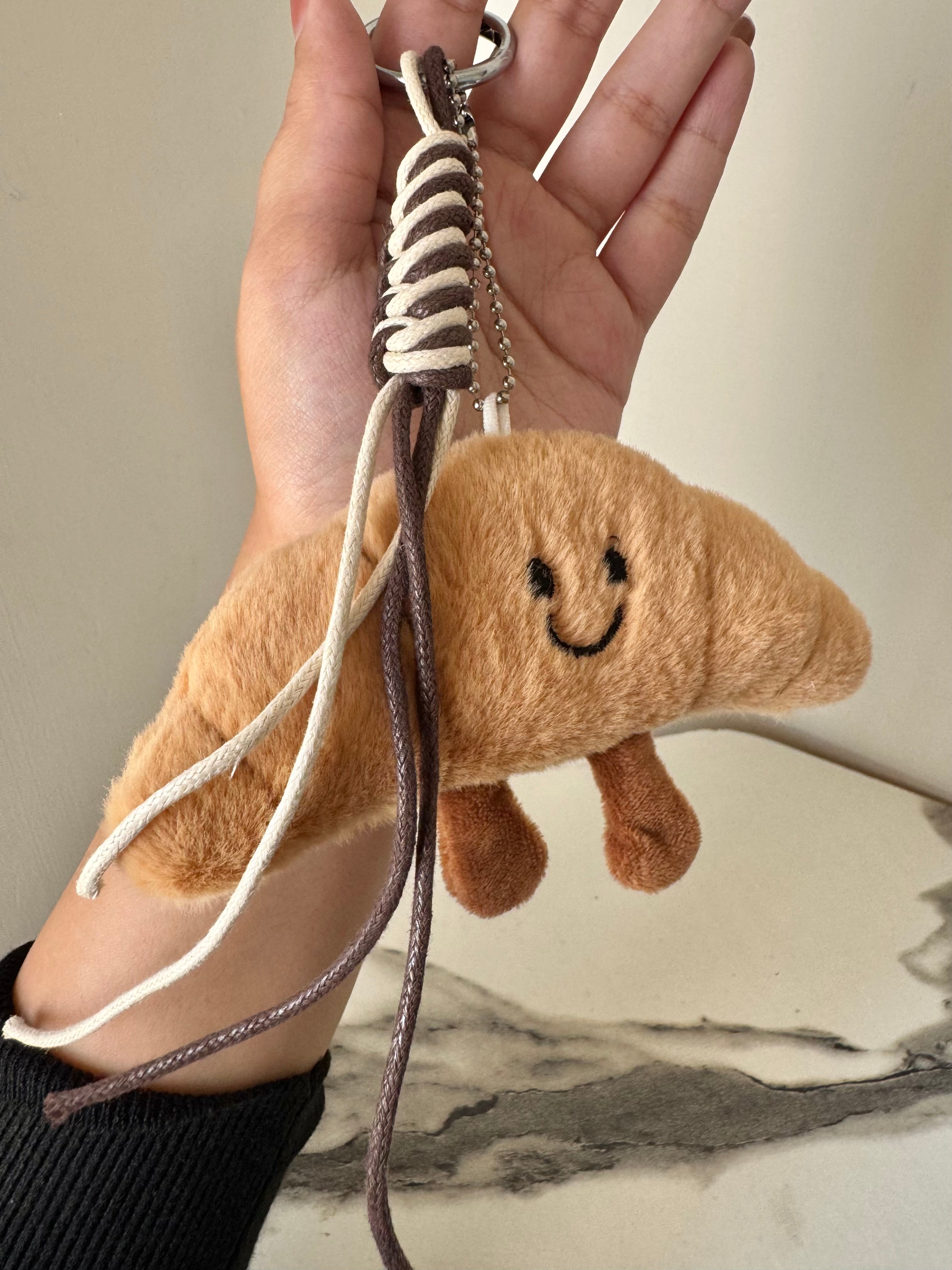 Super Cute Croissant Bag Charm