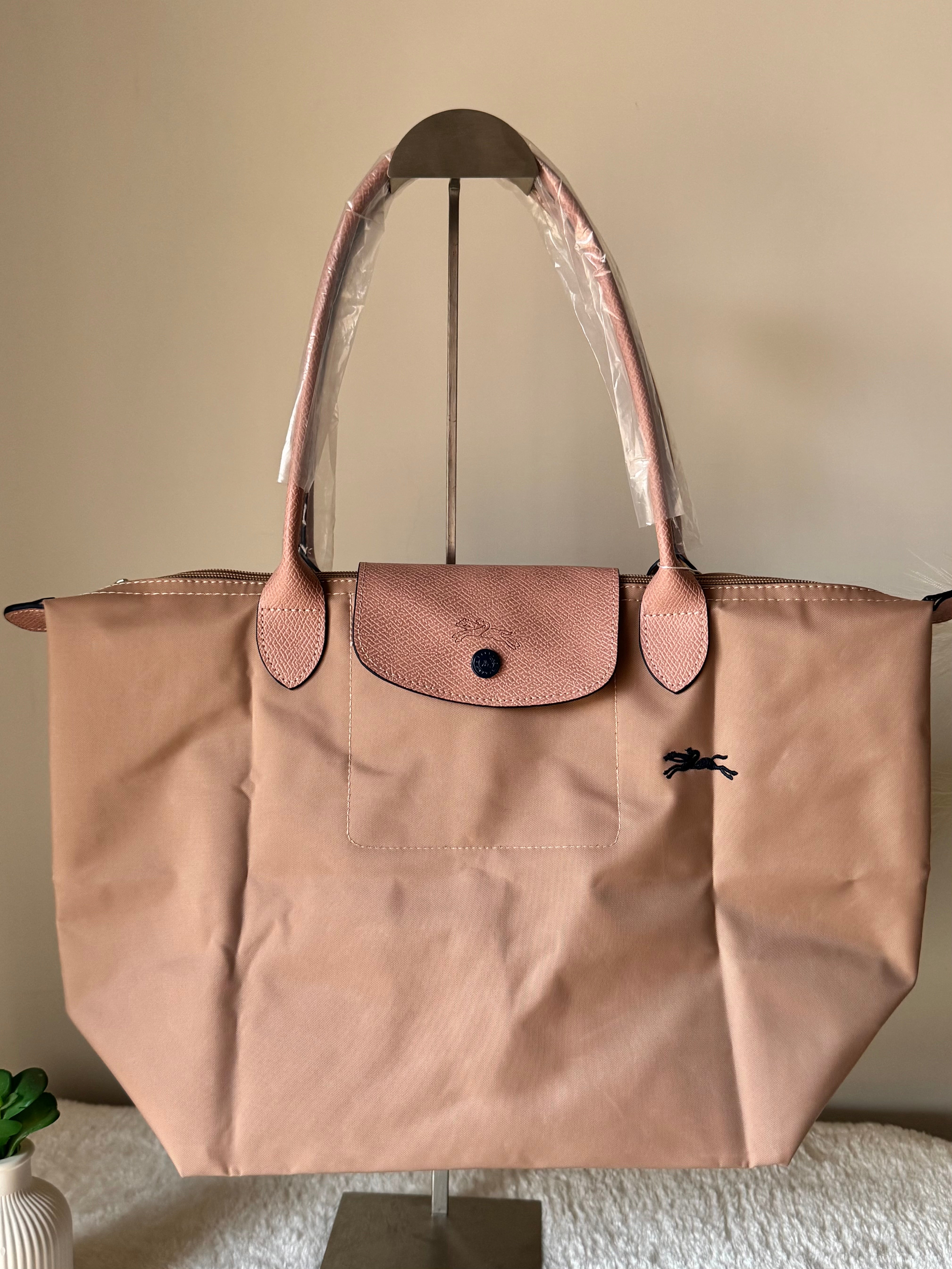Longchamp Tote LARGE - Light Pink (WITH BRAND LOGO)
