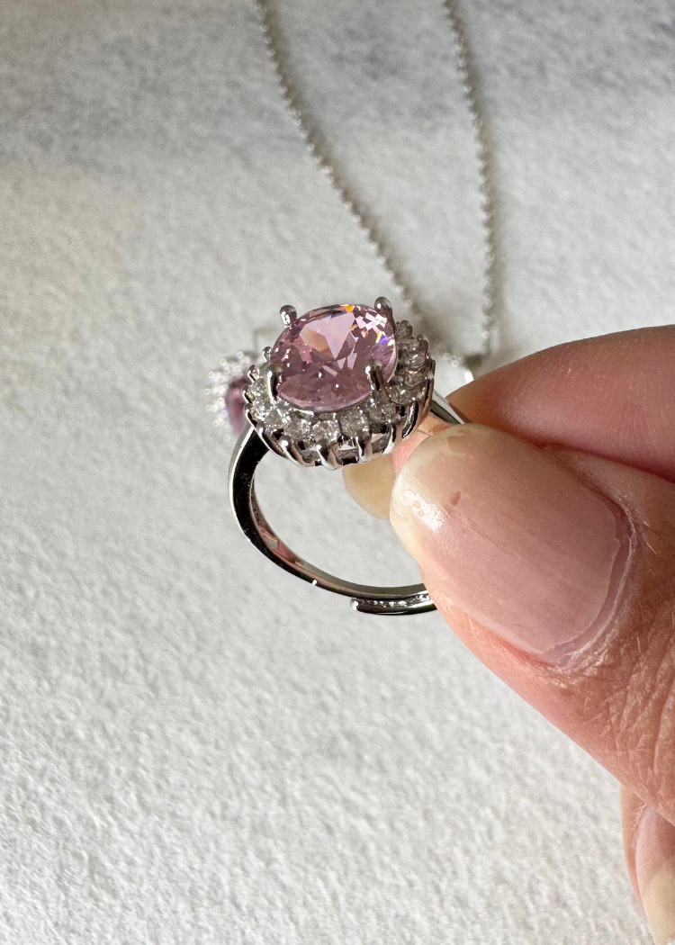 Blush Pink Set with Ring