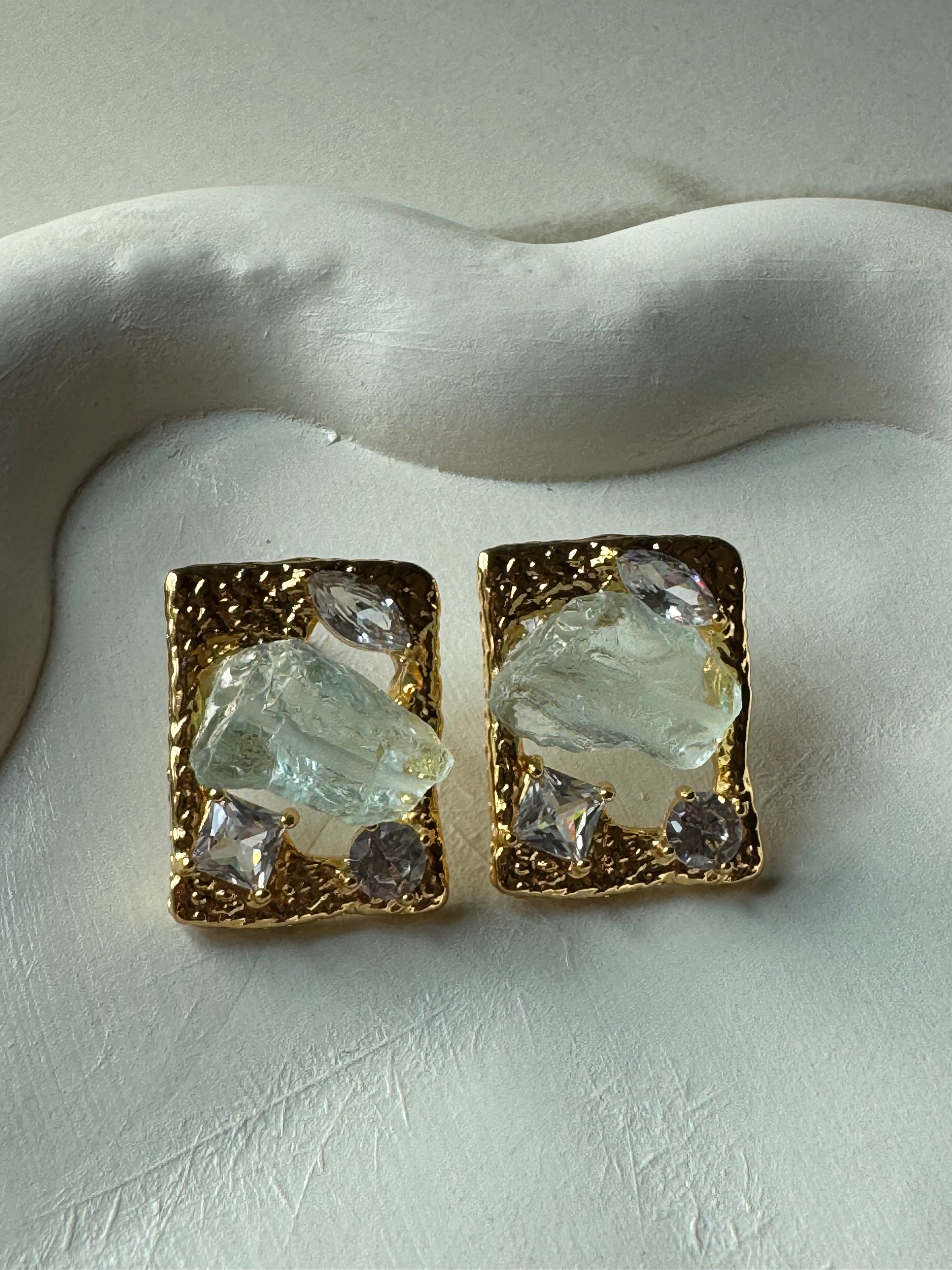 Twilight Drop Earrings - Ice Blue