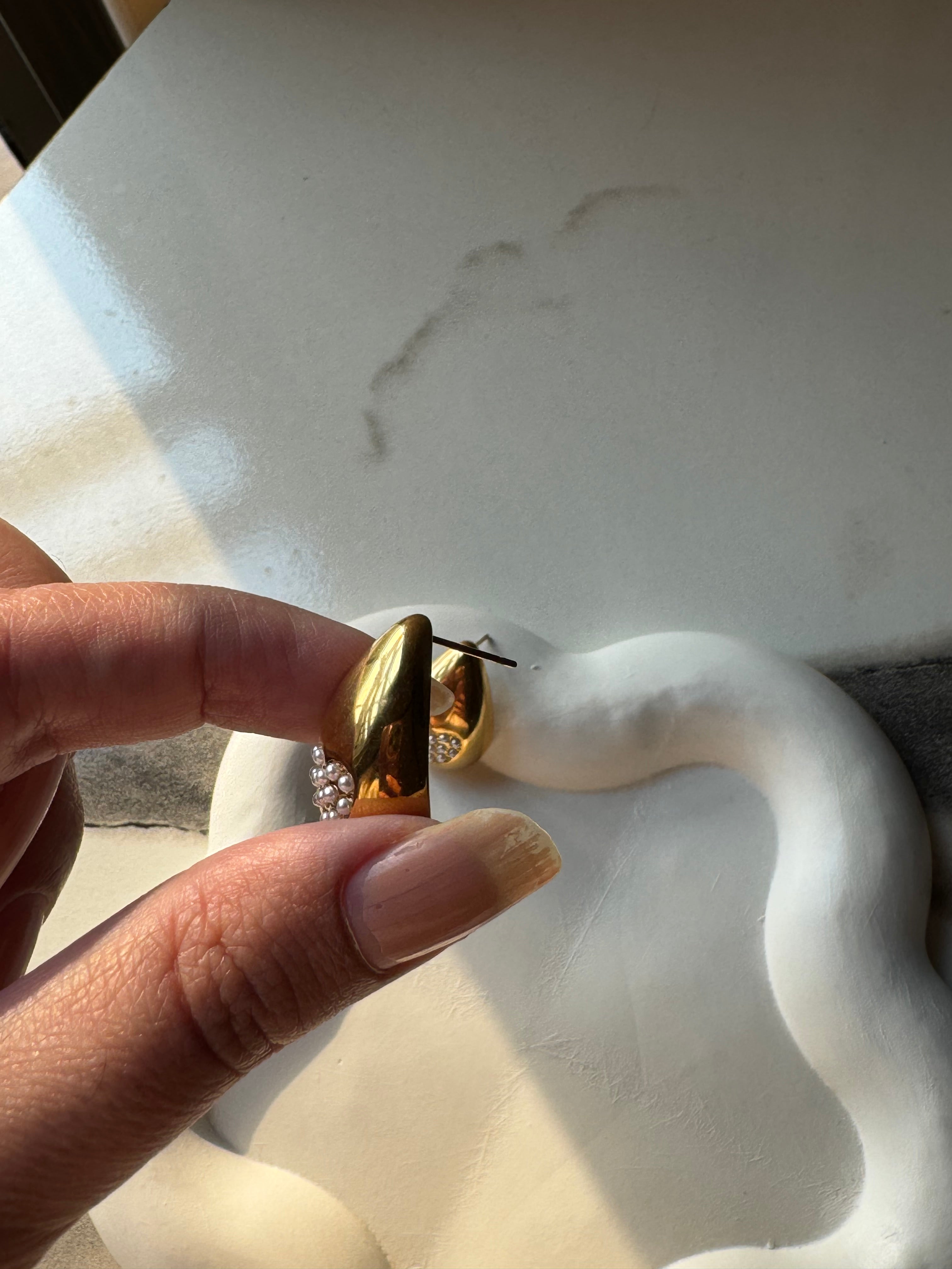 Soraya Studs - 18K Gold Plated
