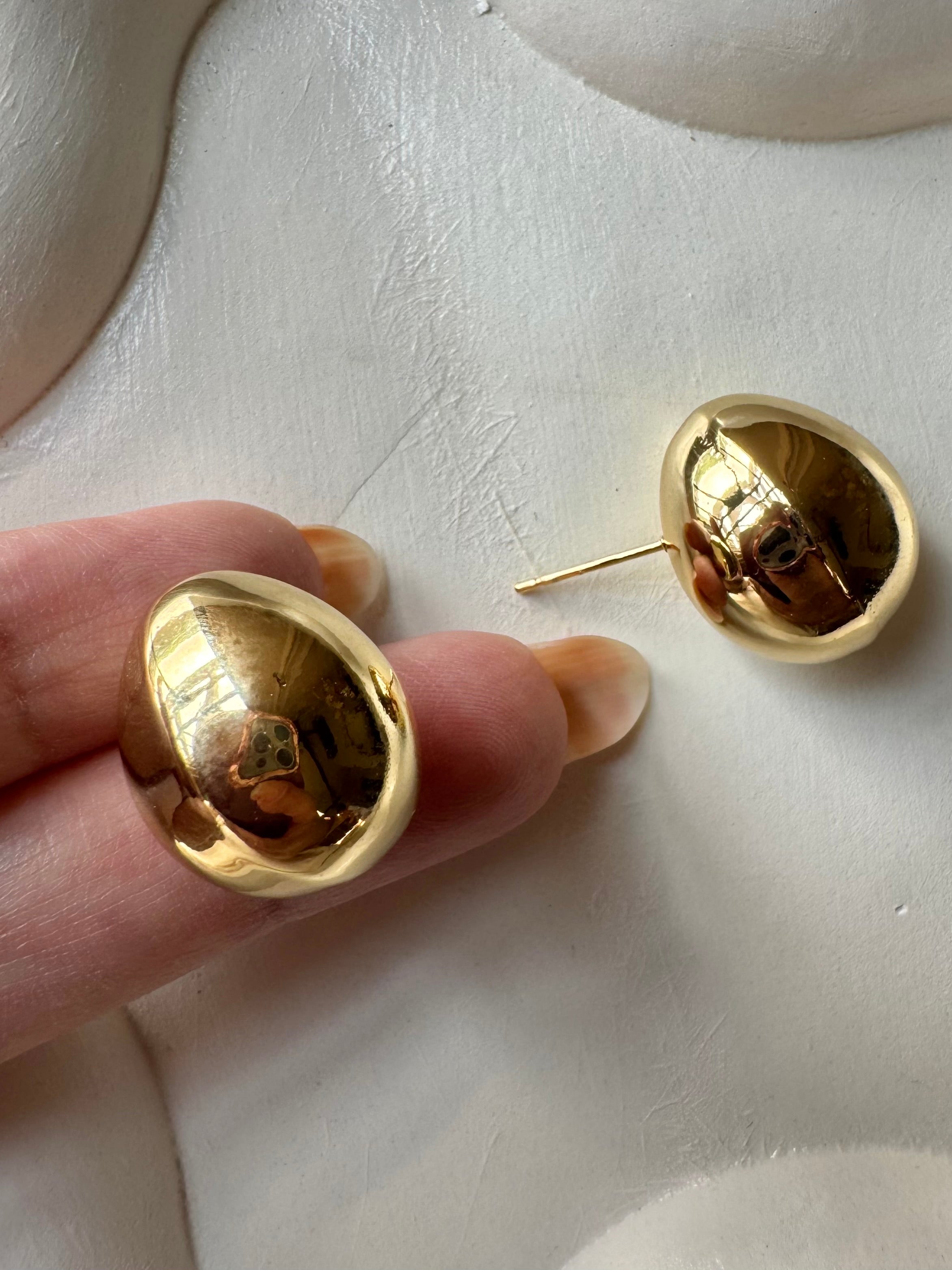 Aura Studs - 18K Gold Plated