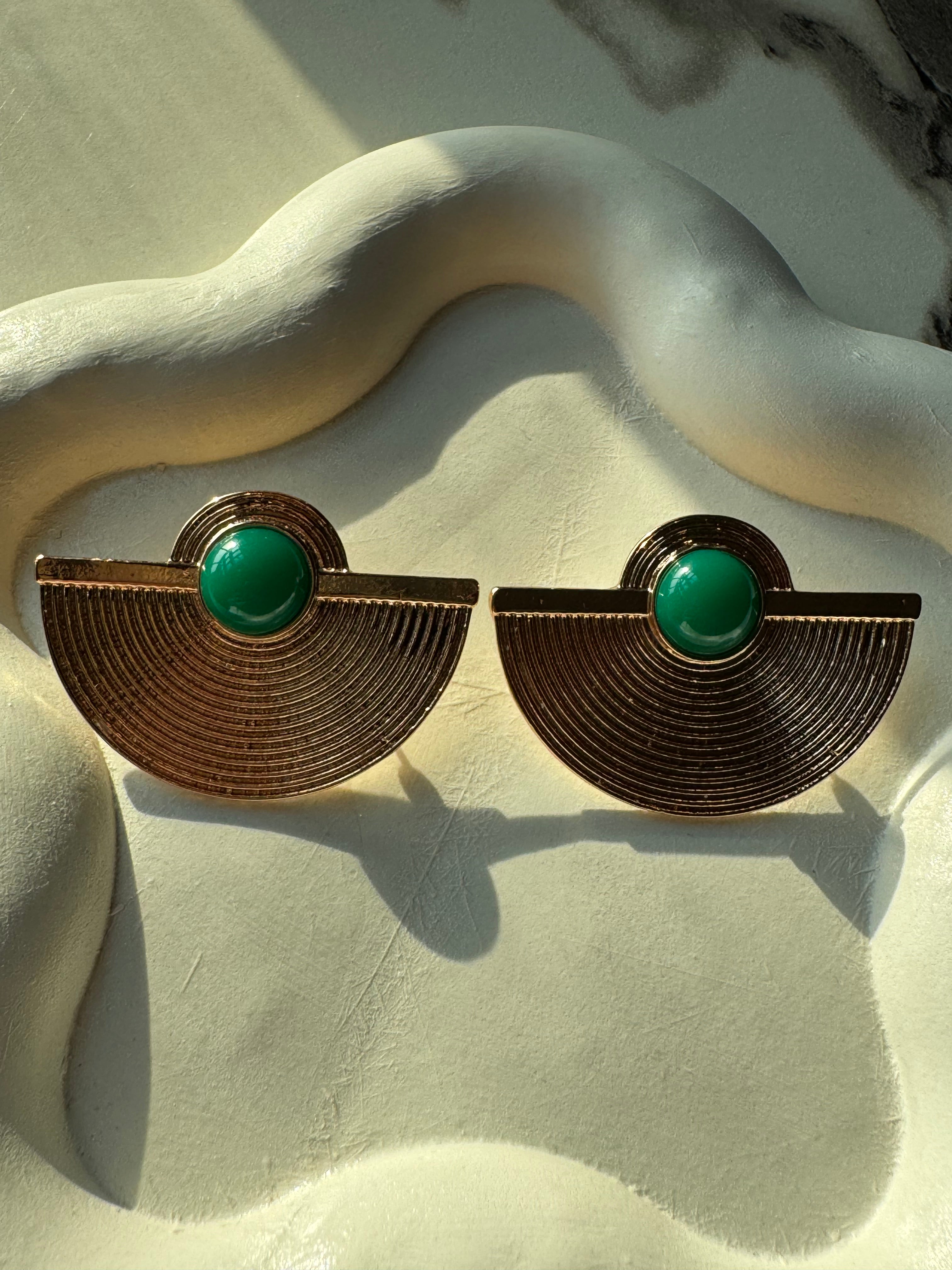 Jadore Earrings - Green