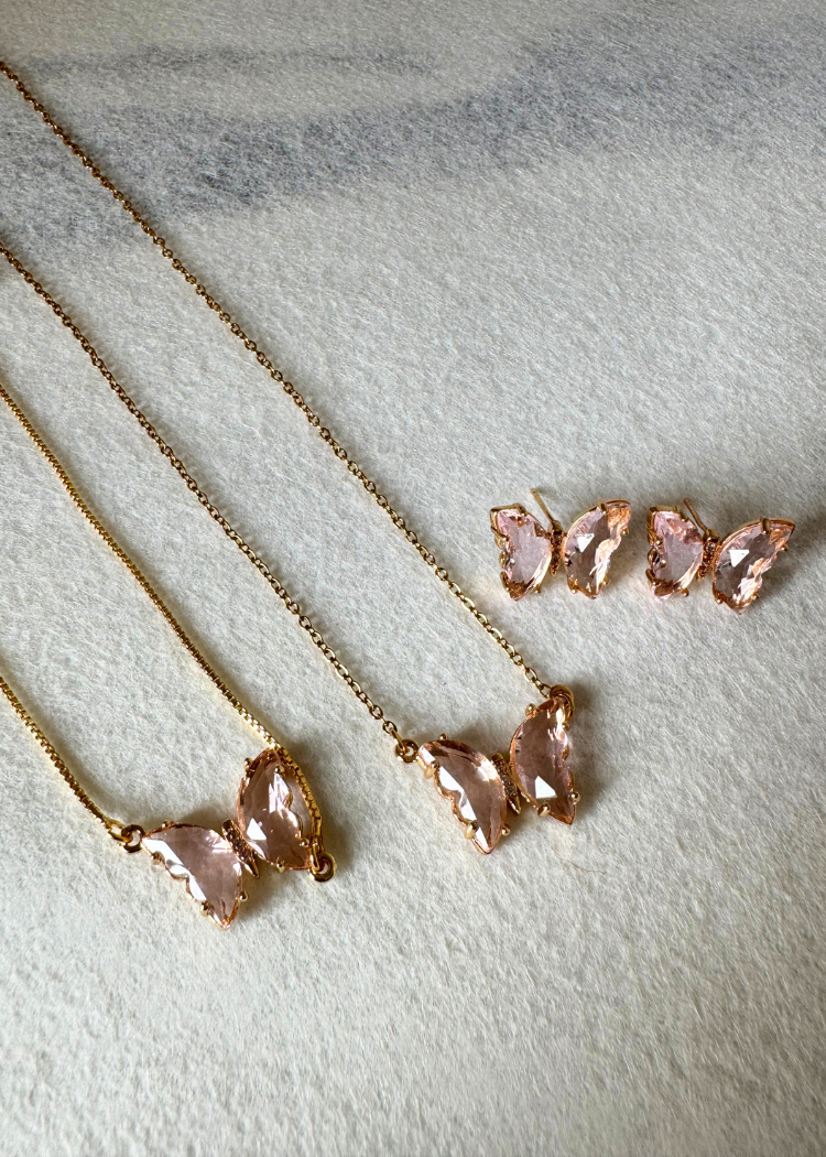 Pink Butterfly Allure Set