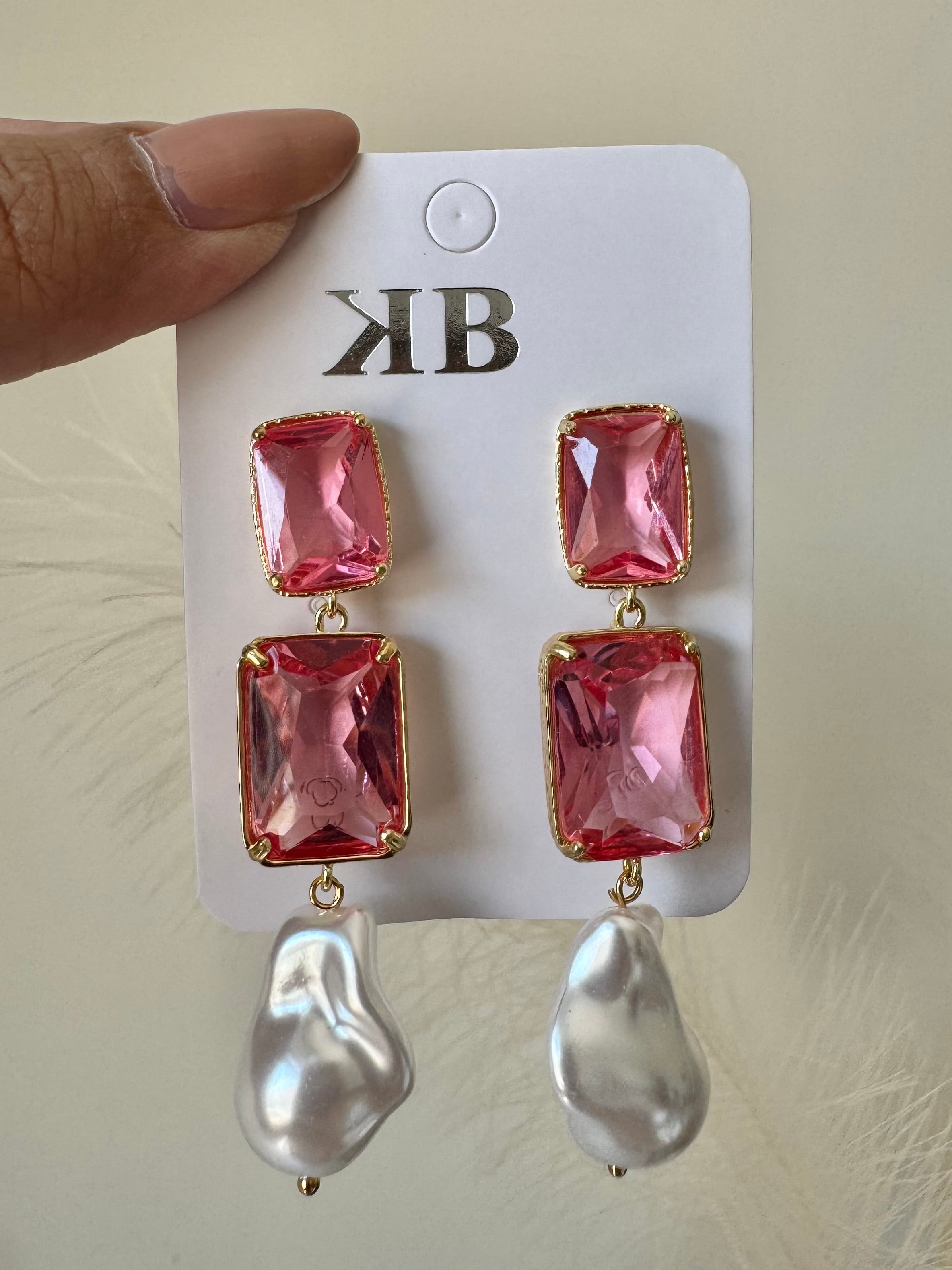 Cherry Blossom Pearls Earrings
