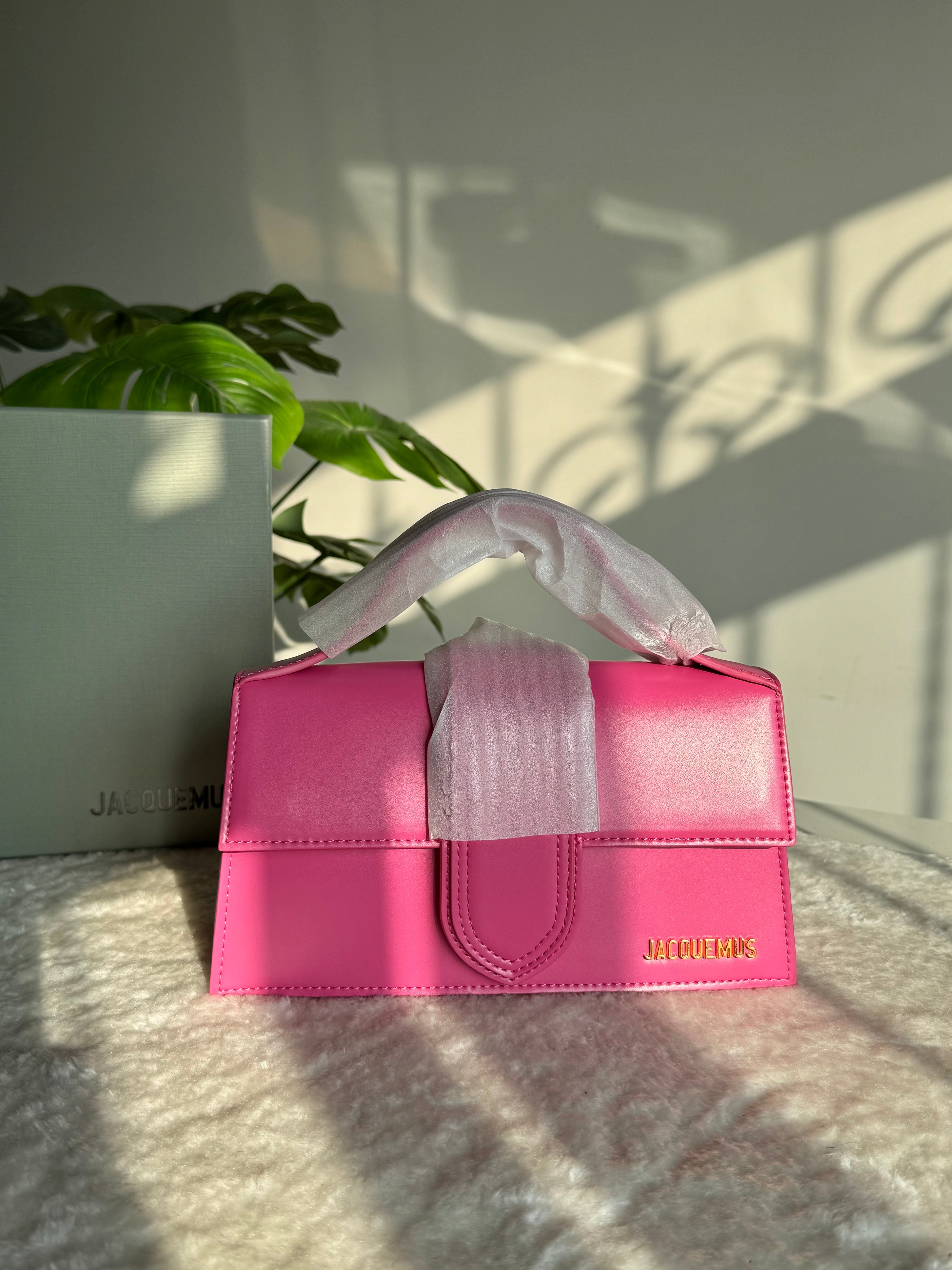 Jacquemus - The large Bambino (Hot Pink) BOX PACKING