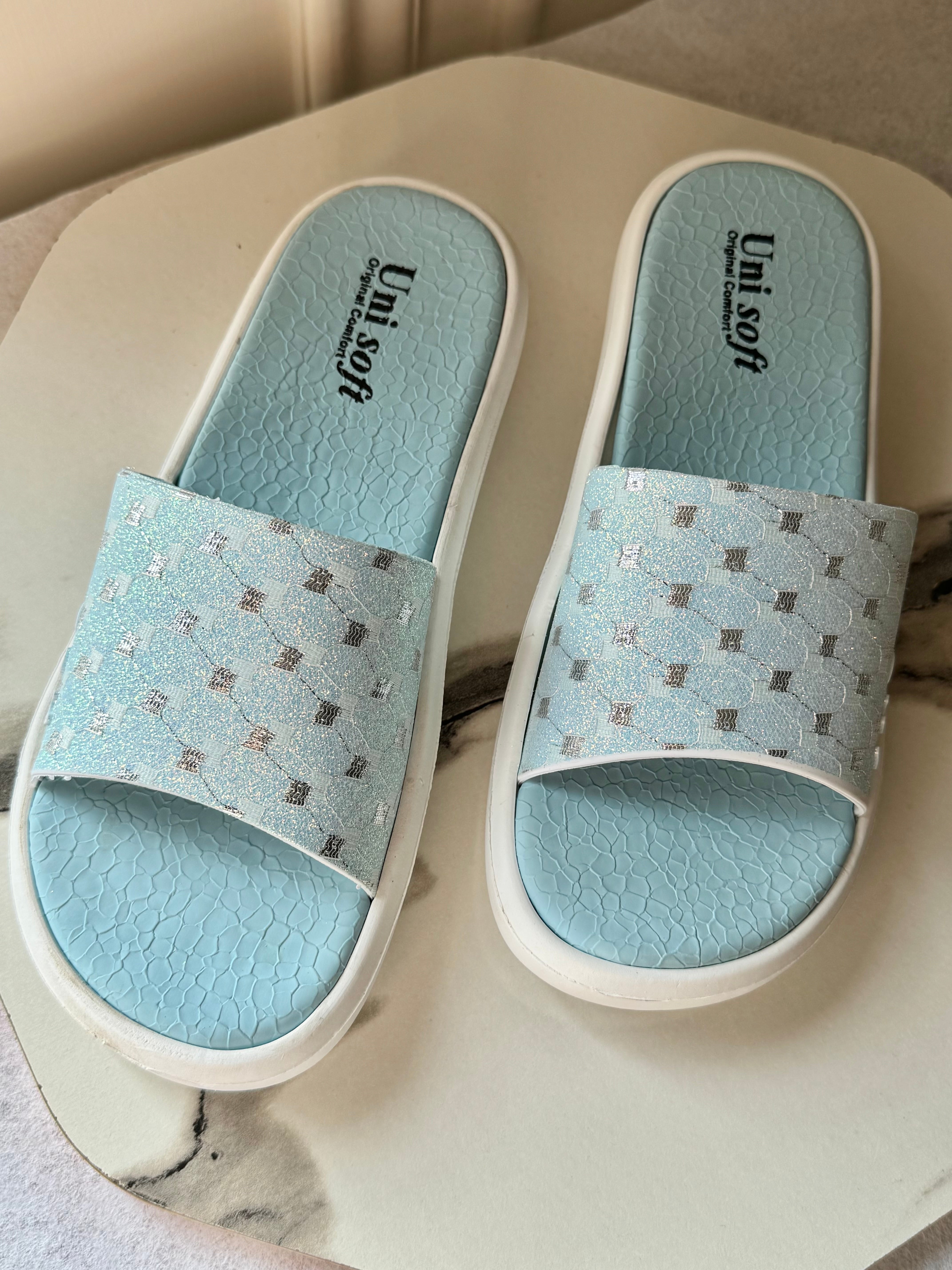 Soft Cotton Sky Slides