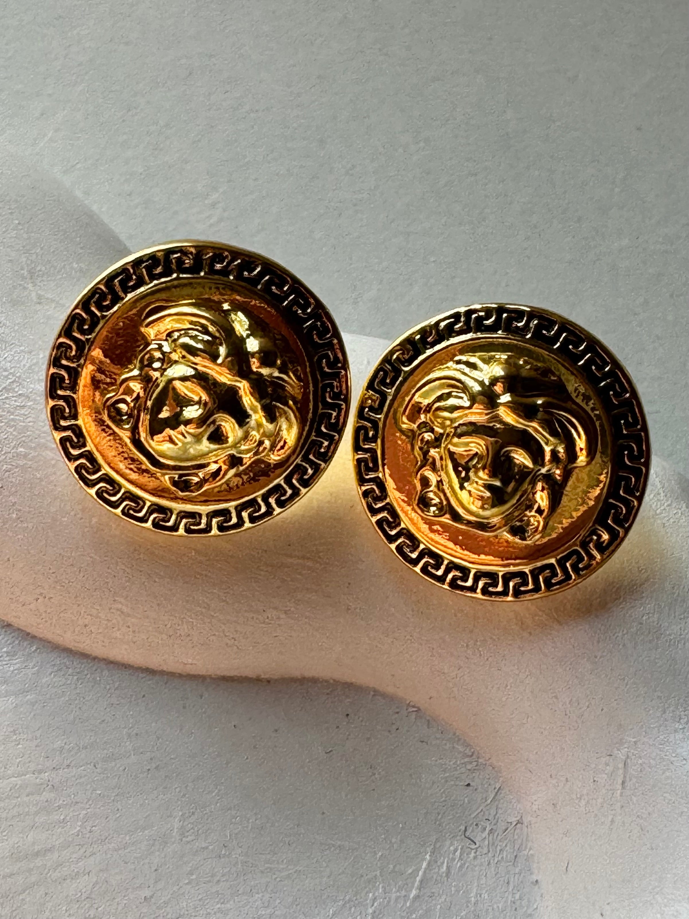 Golden Whirls Studs - 18K Gold Plated