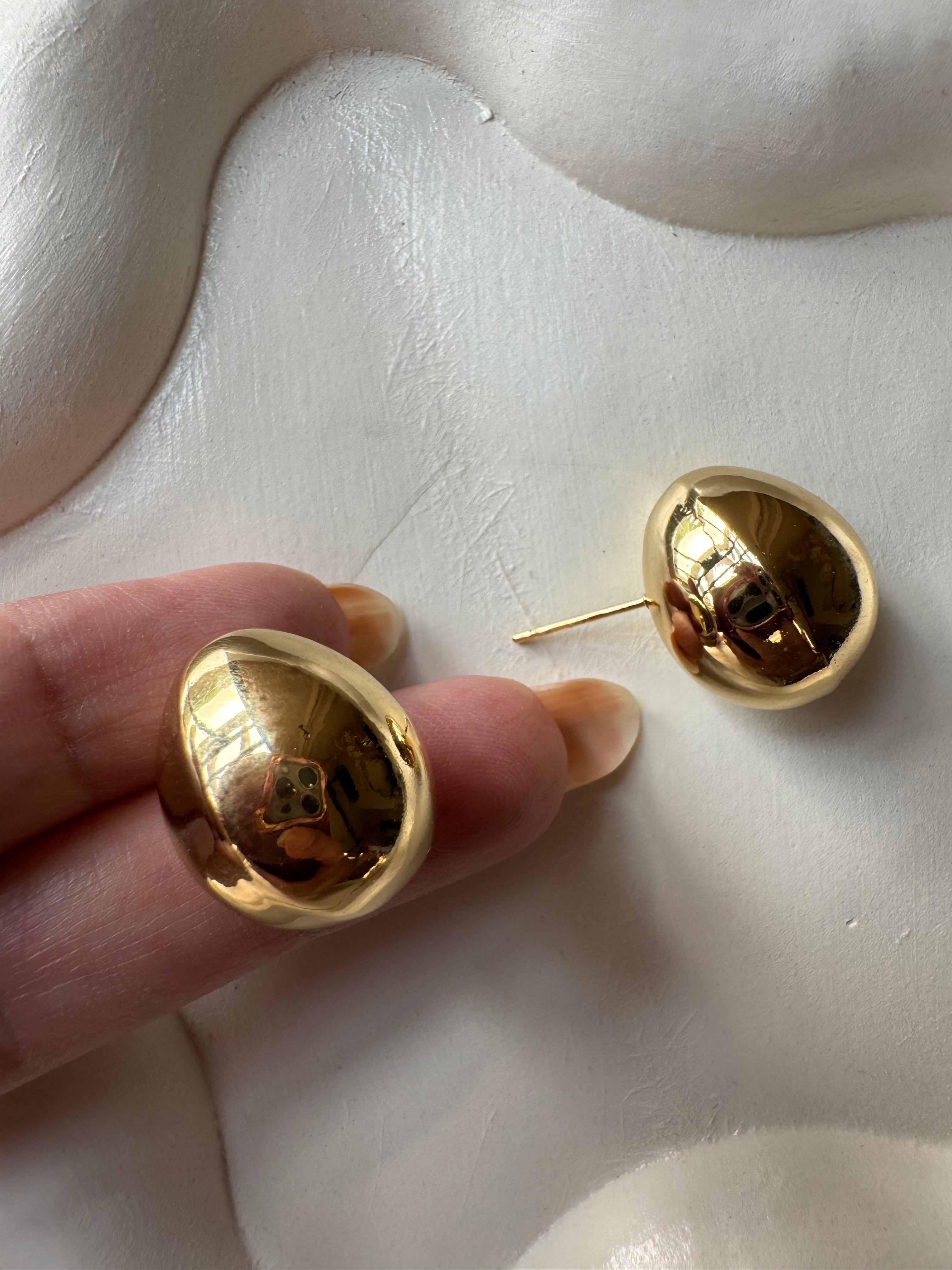 Aura Studs - 18K Gold Plated