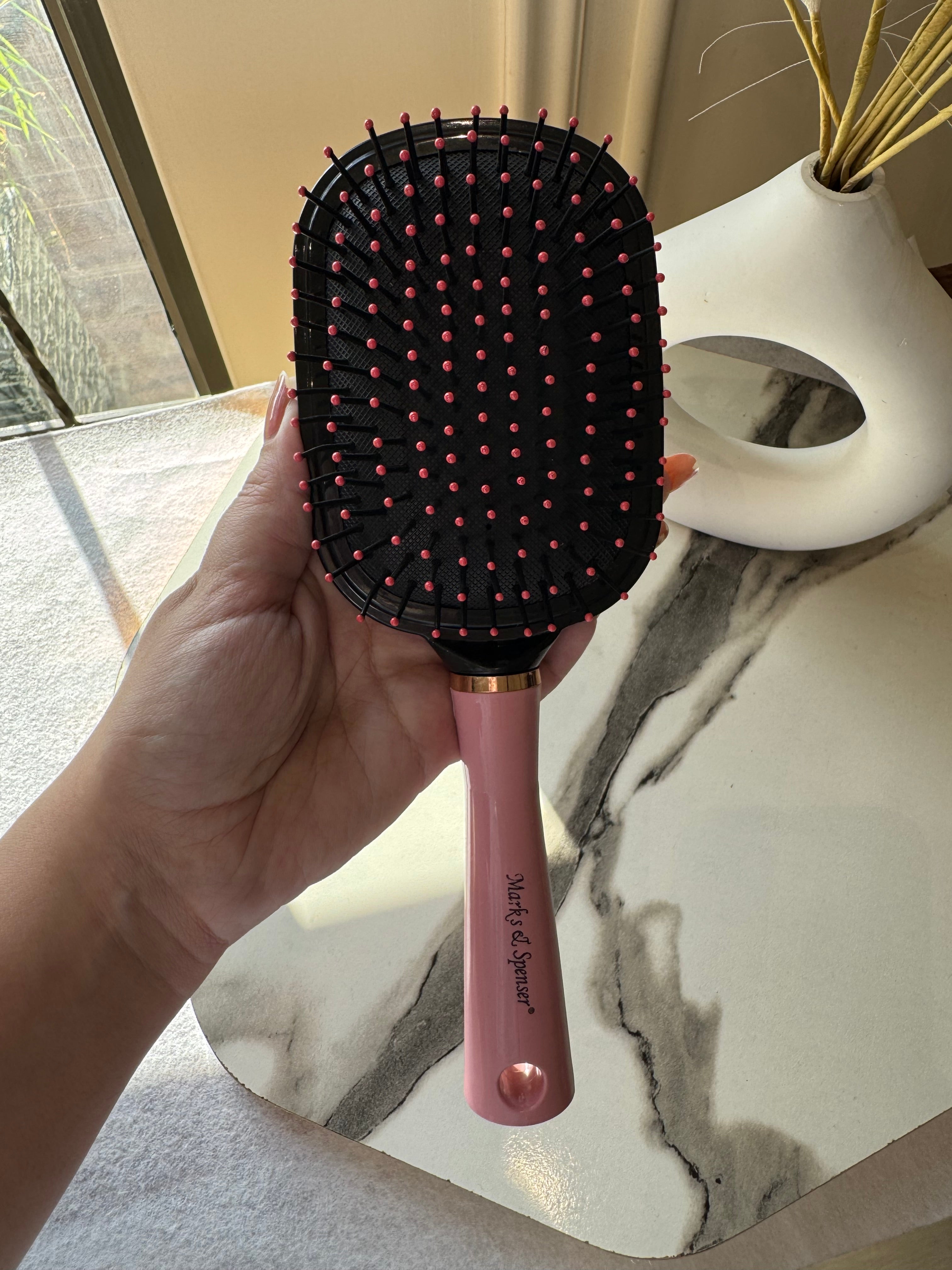 Softest Black & Baby Pink Brush