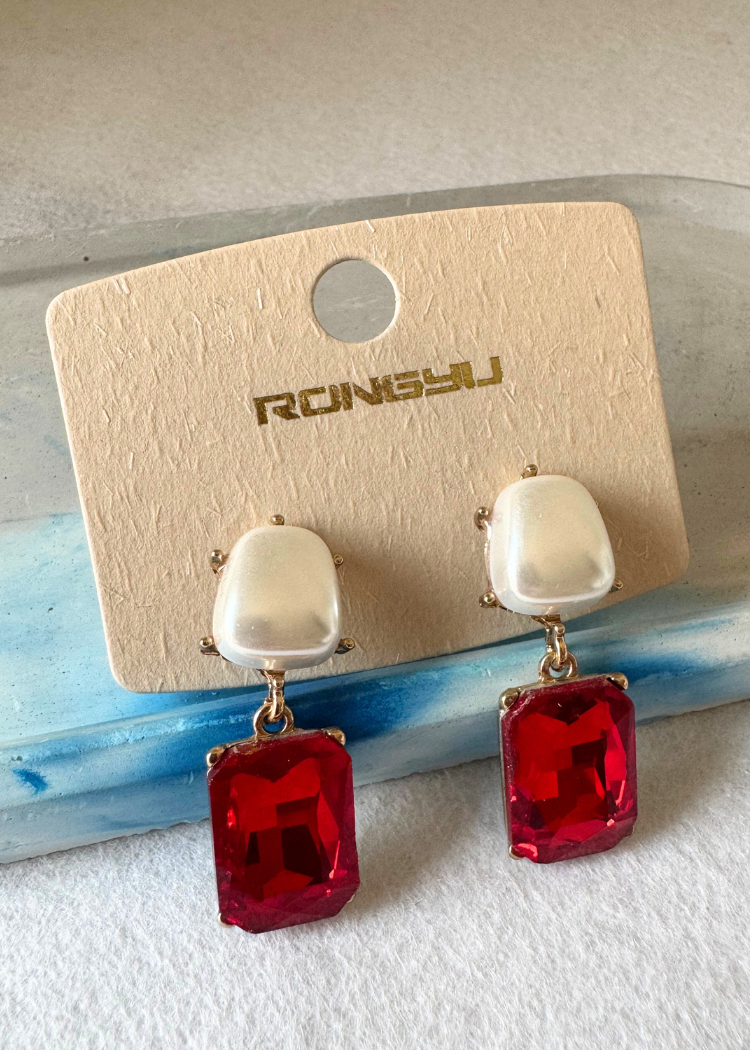 Scarlet Spark Earrings