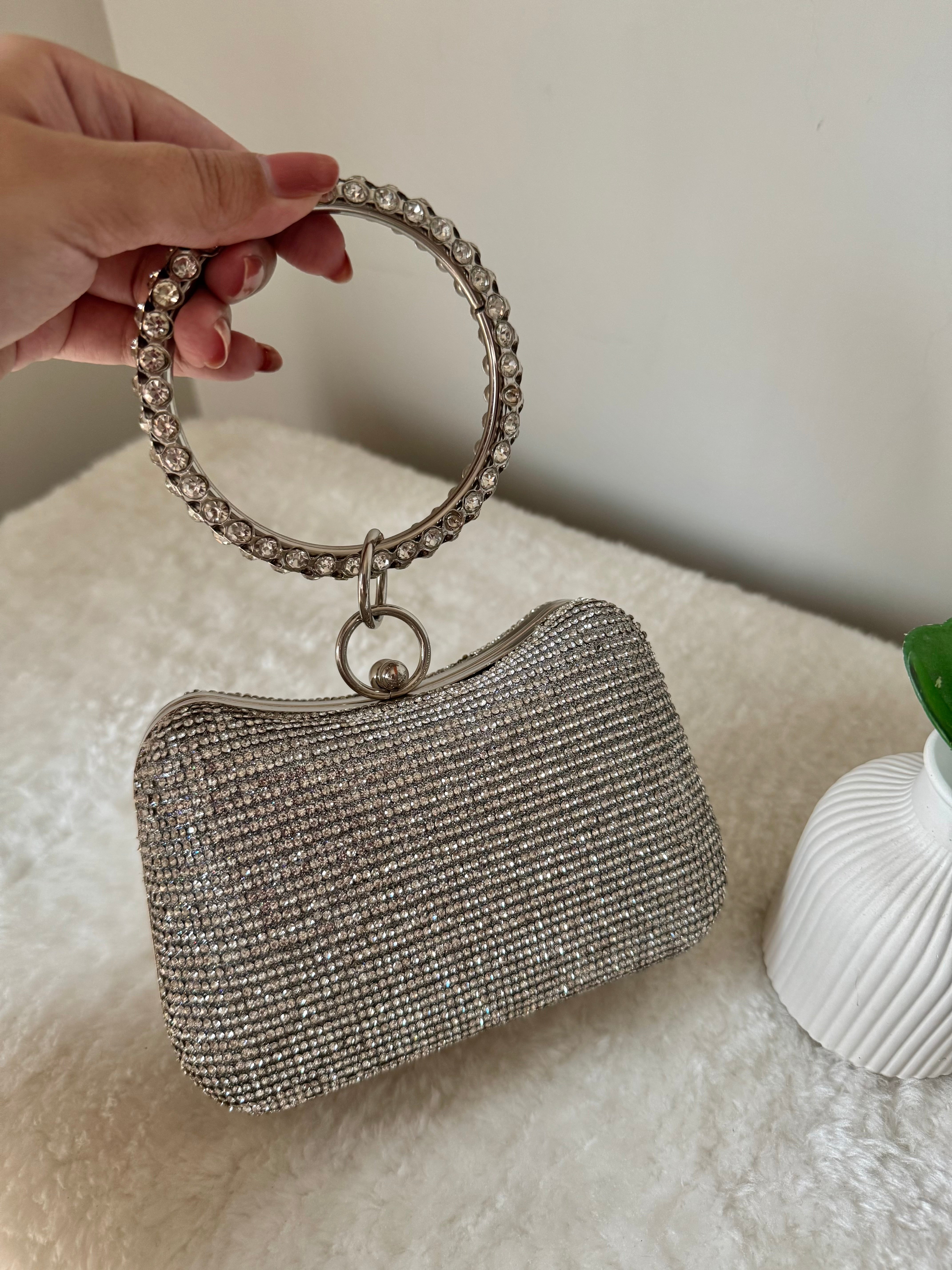 Signature Clutch - Silver