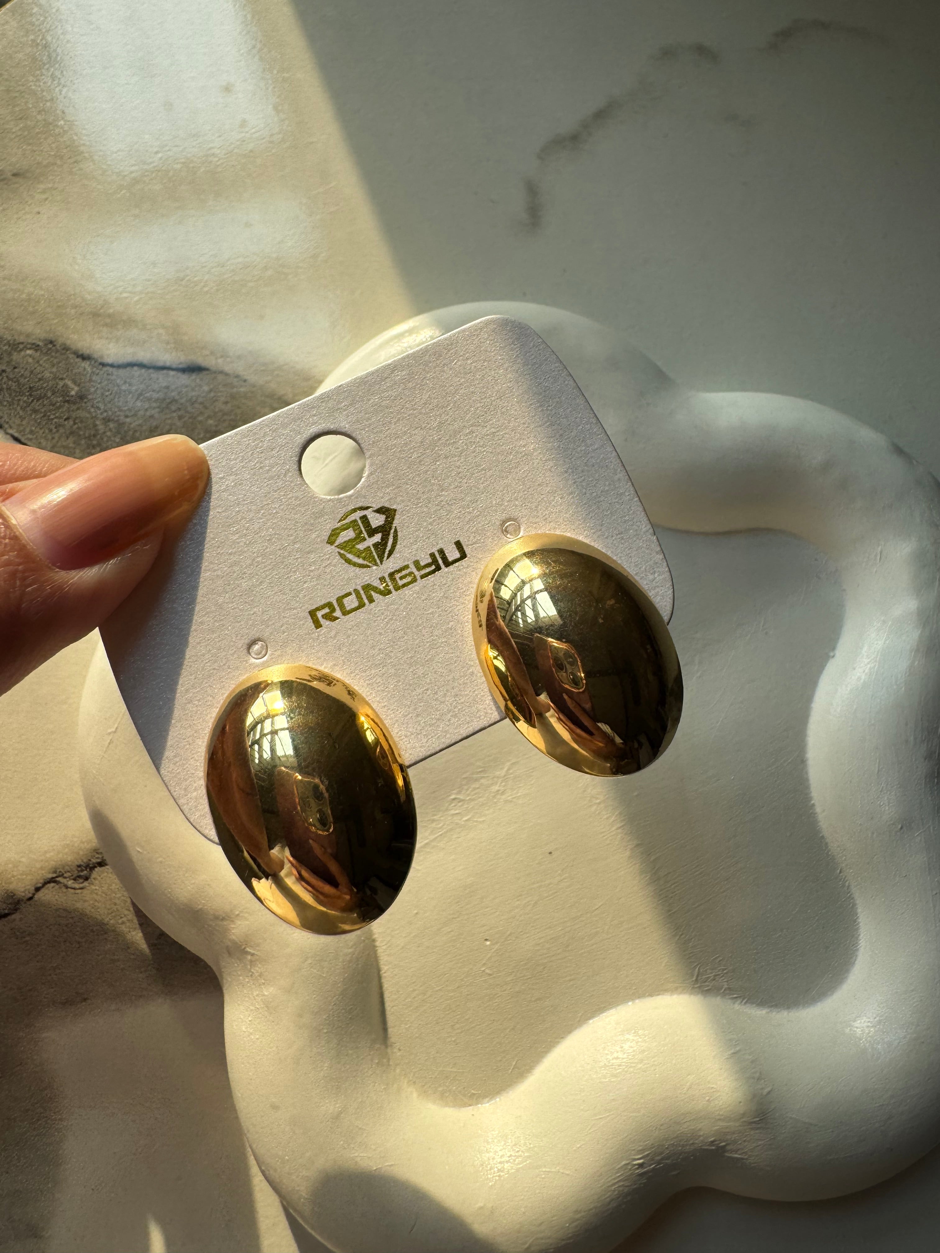 Minka Studs - 18K Gold Plated