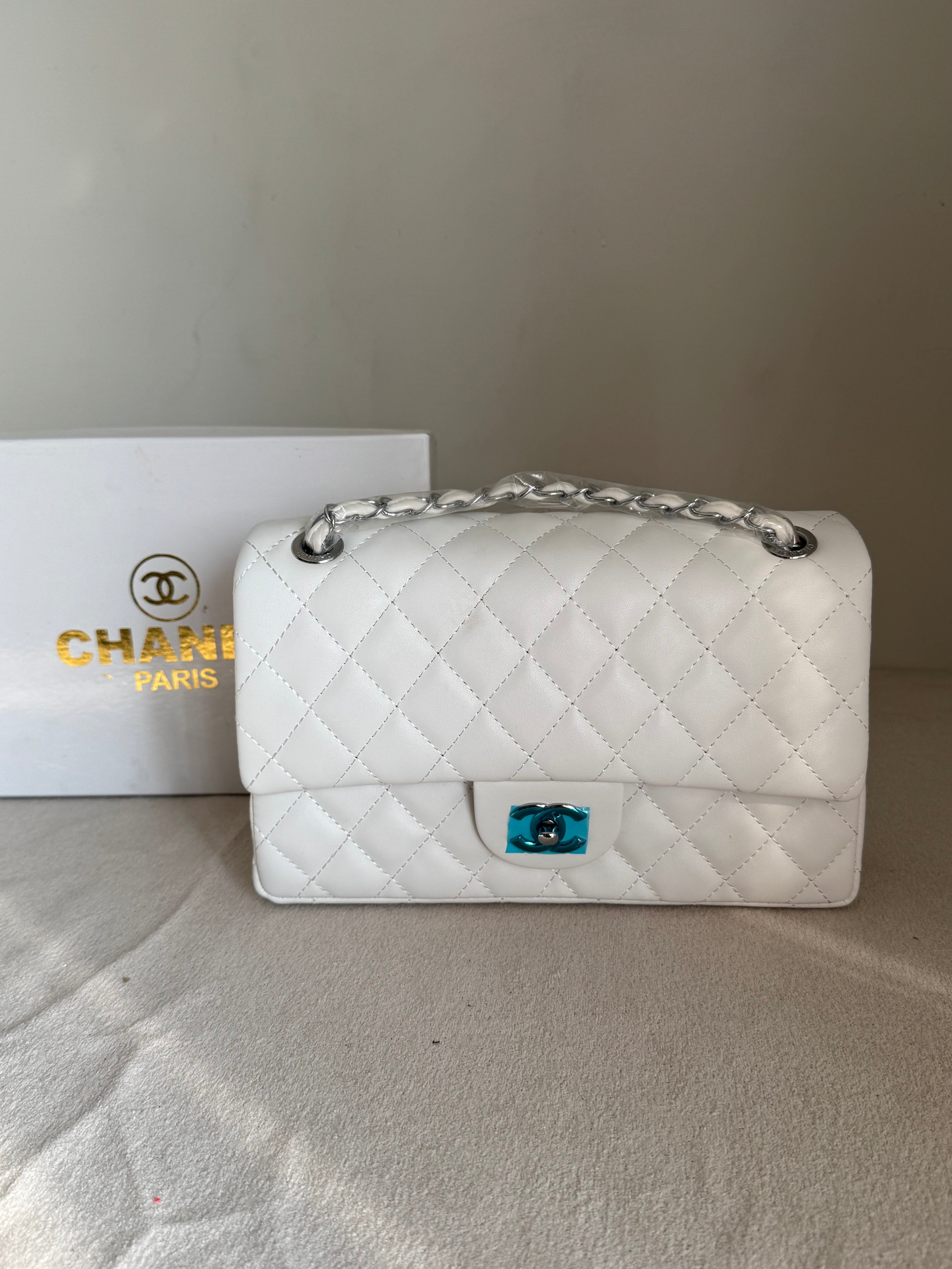 Classic Chanel Bag - White