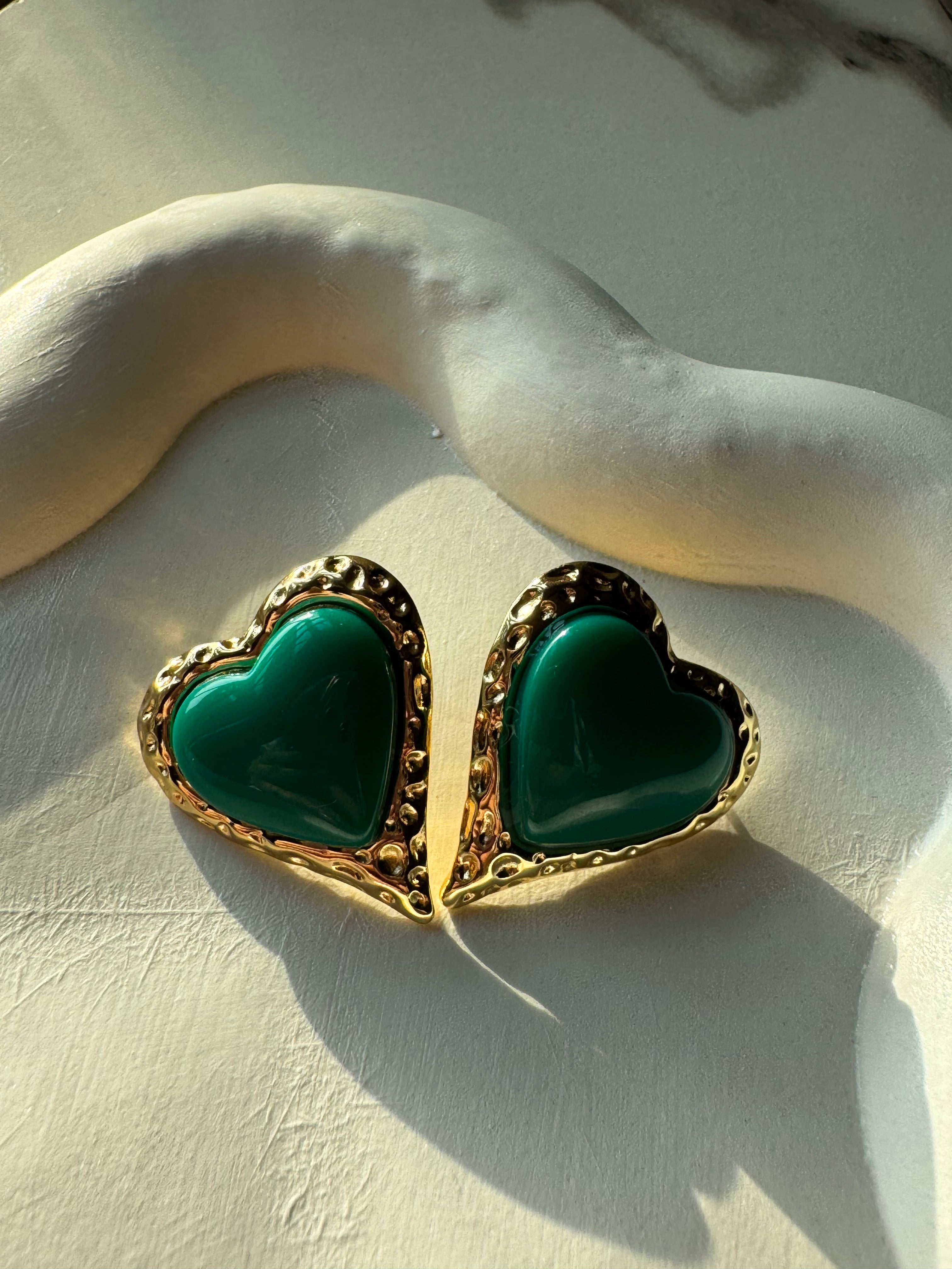 Evergreen Love Earrings - 18K Gold Plated