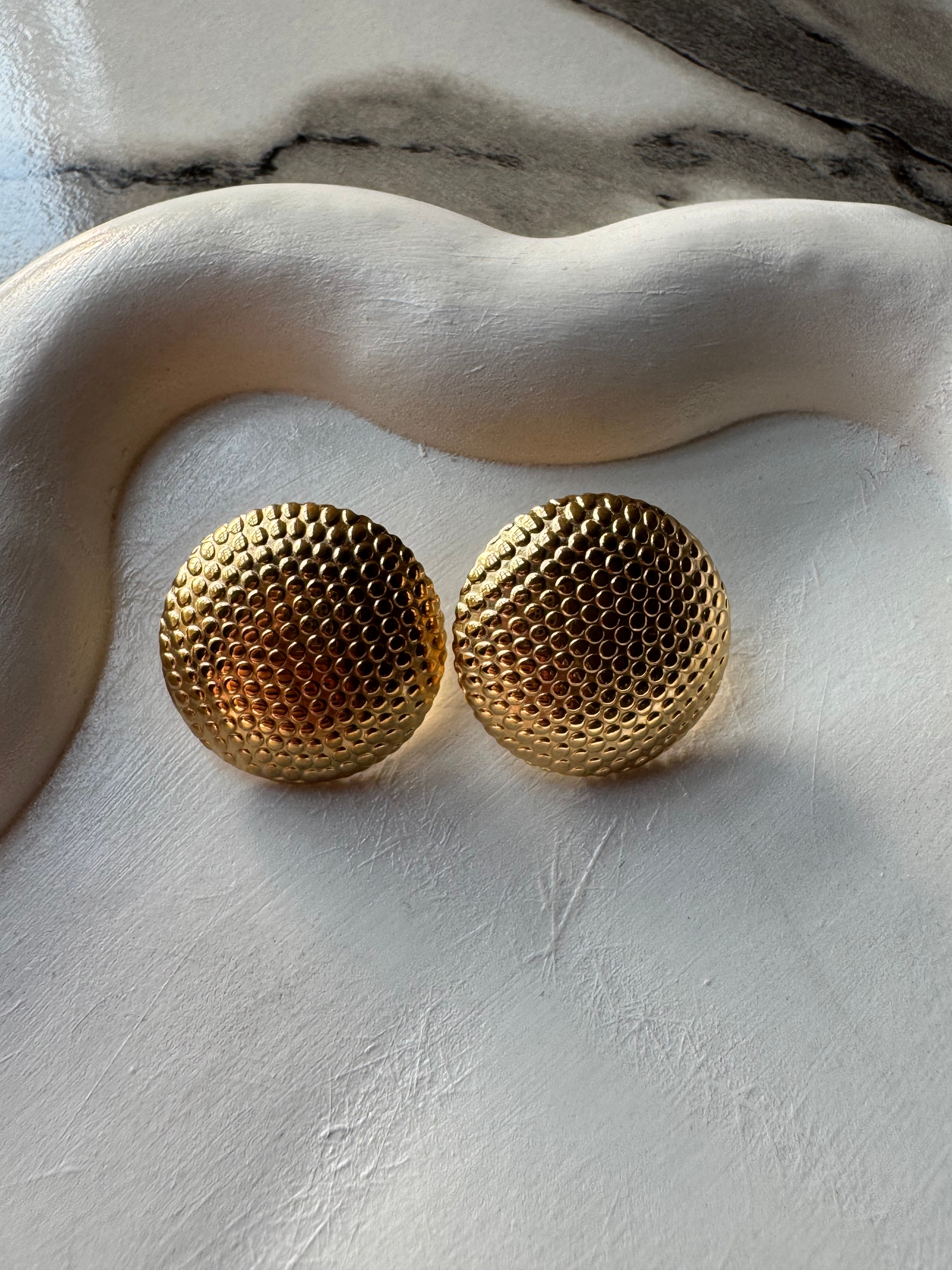 Tiara Earrings - 18K Gold Plated