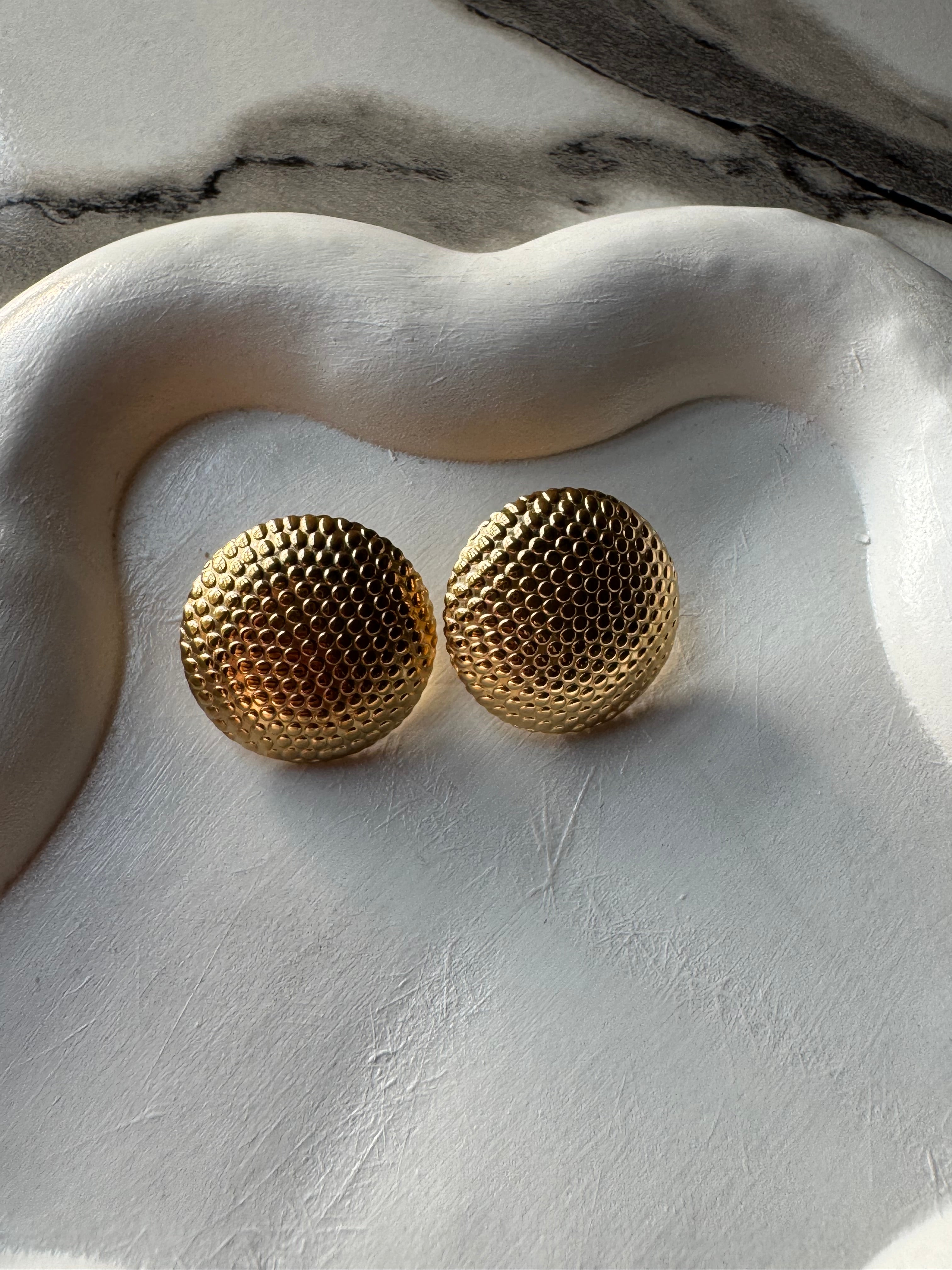 Tiara Earrings - 18K Gold Plated