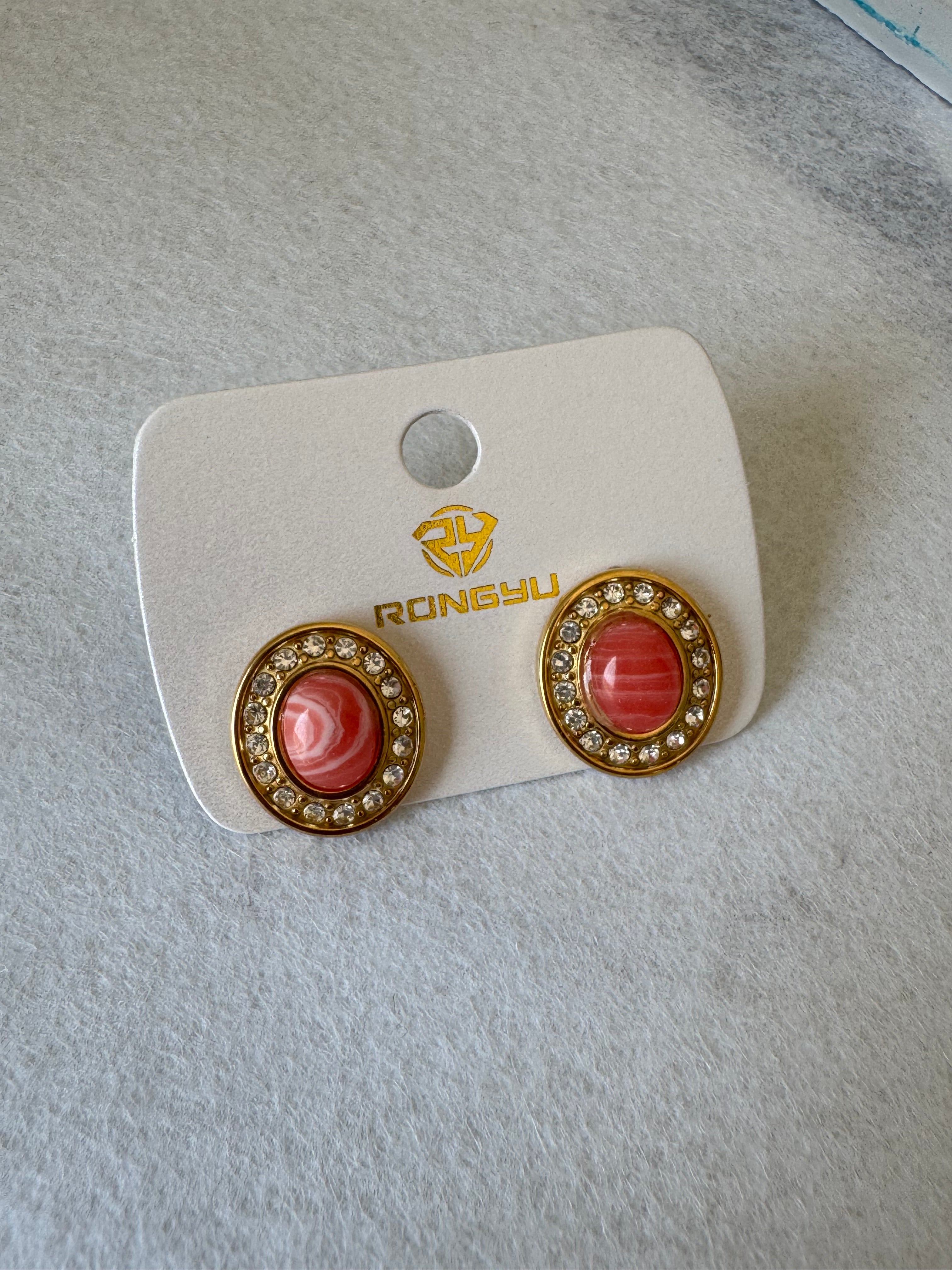 Rust Luxe Studs