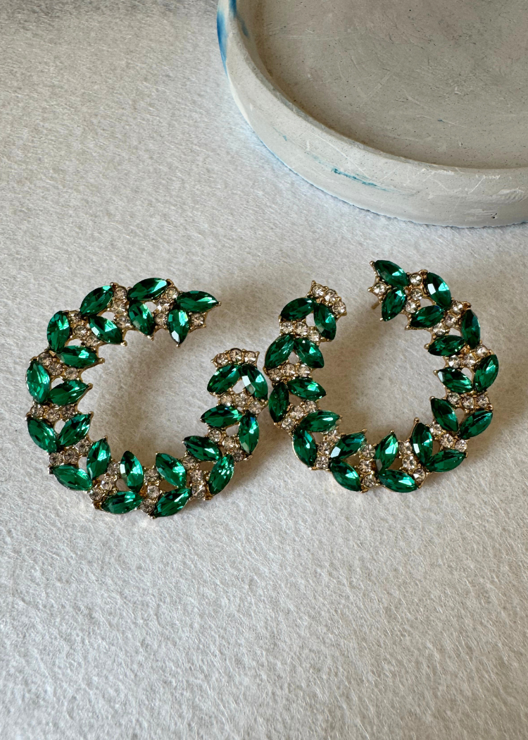 Emerald Dusk Earrings