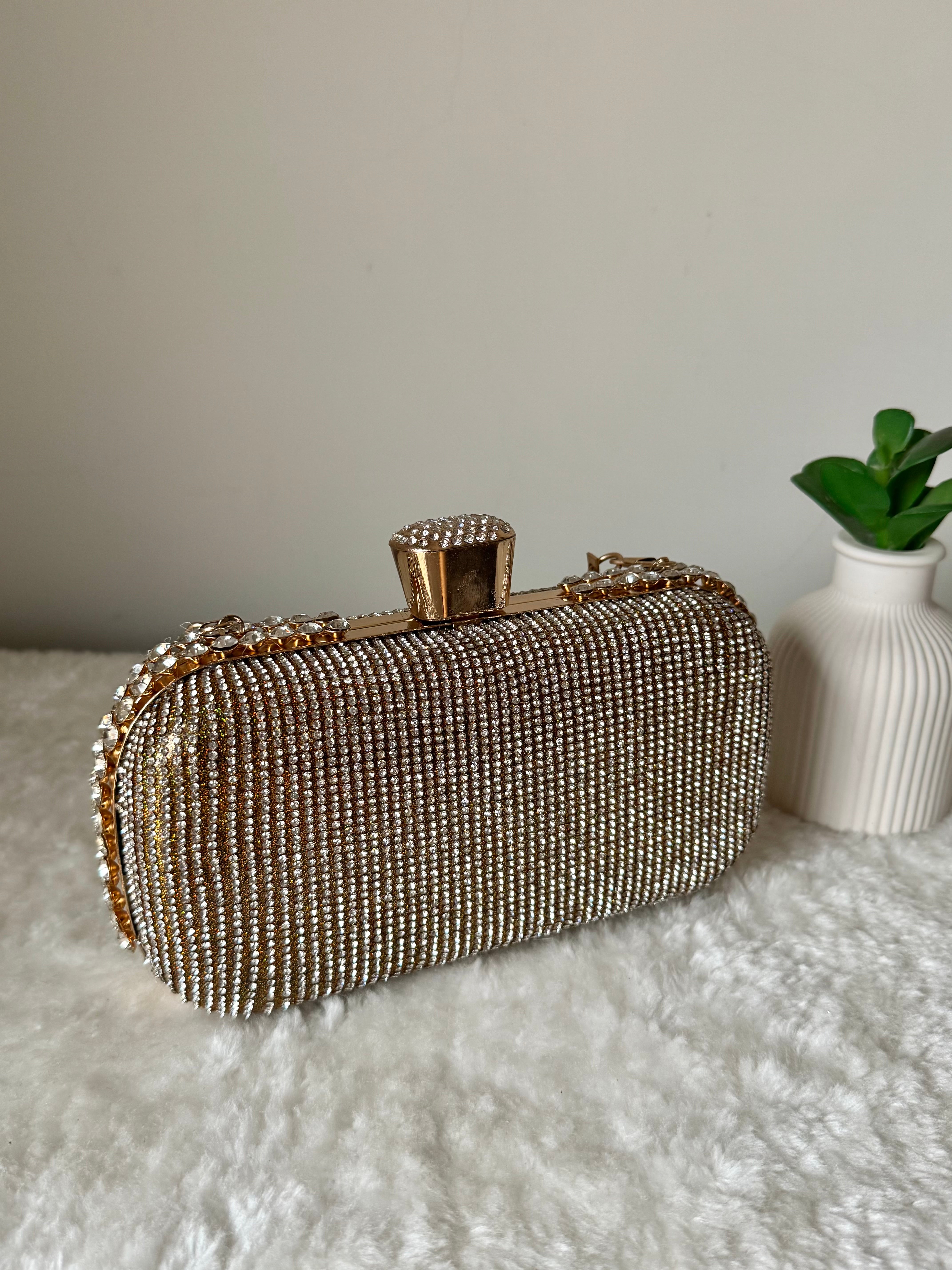 Diva Mode Clutch - Rose Gold