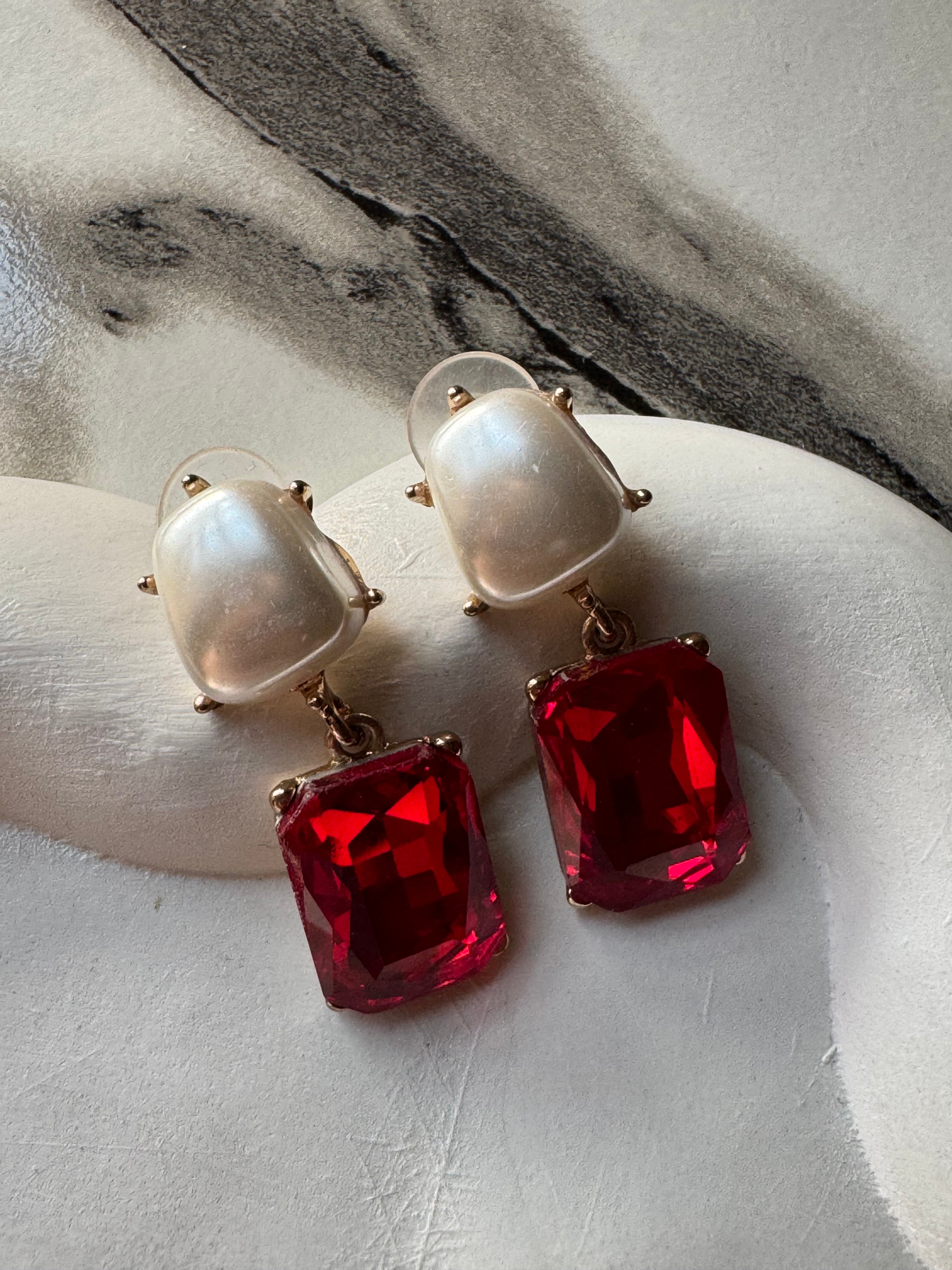 Scarlet Spark Earrings