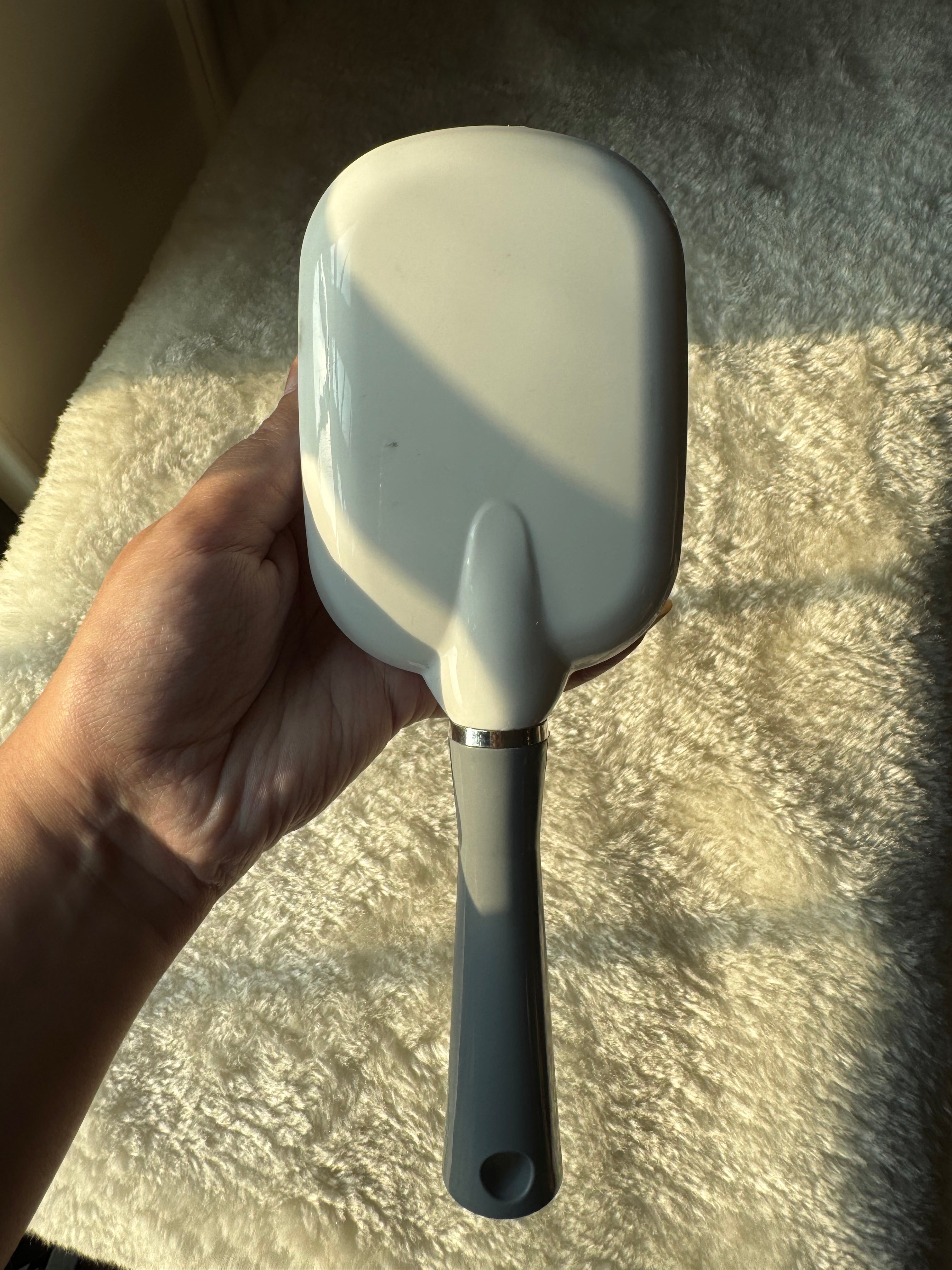 Grey & White Softest Hair Brush