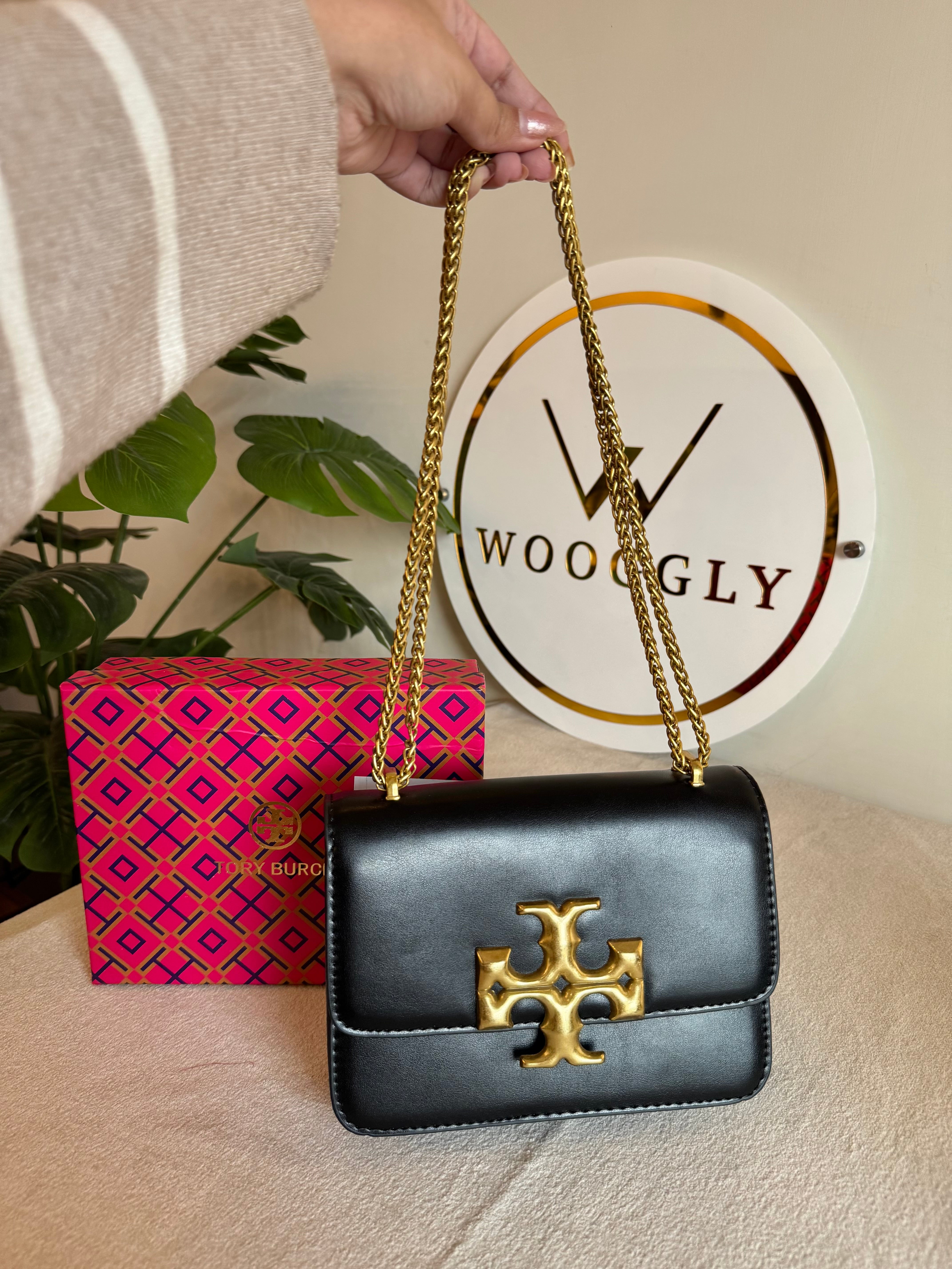 Tory Burch Sling - Black with Box Packing