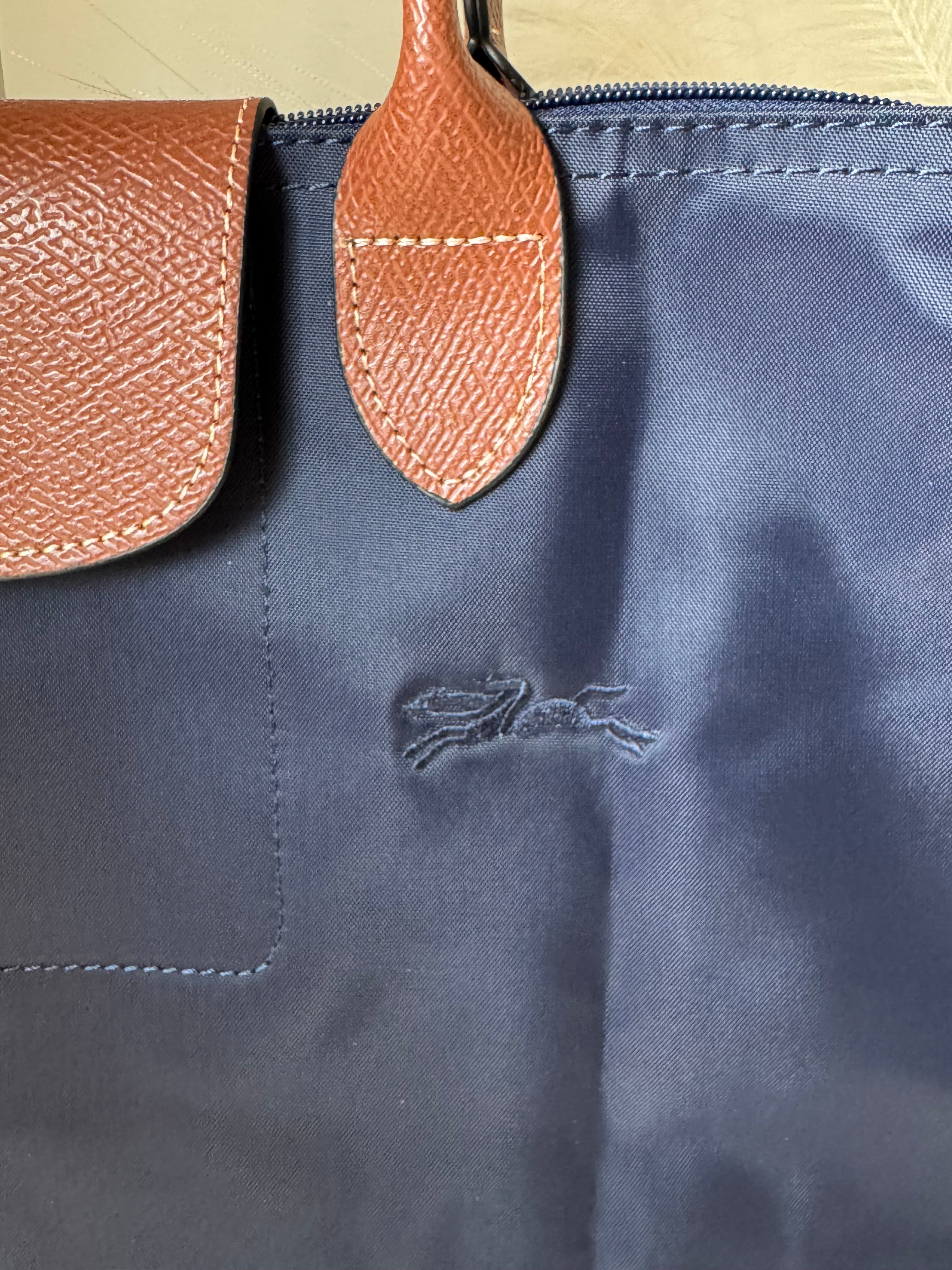 Longchamp Tote LARGE - Blue (WITH BRAND LOGO)