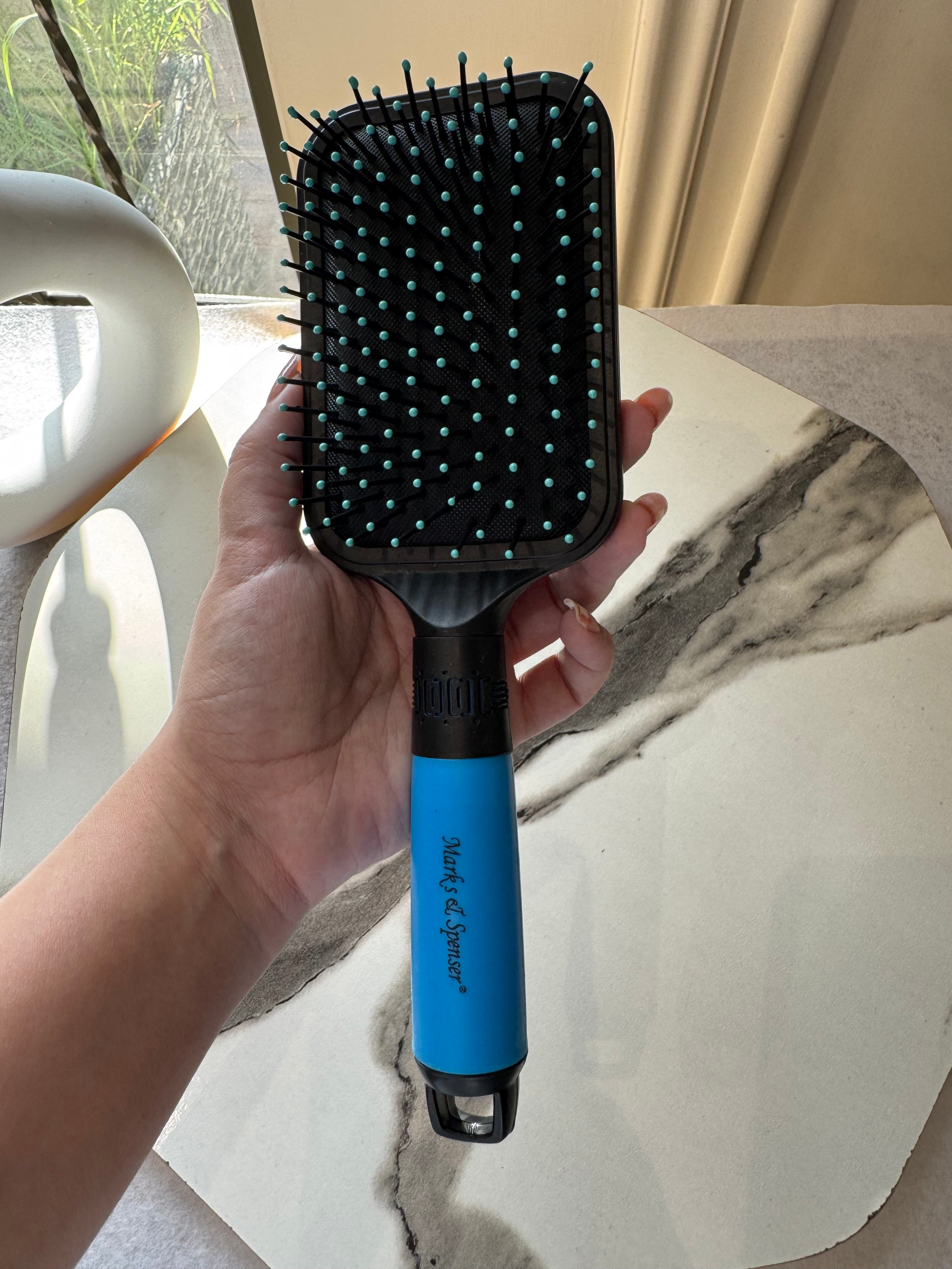 Softest Black Blue Square Brush