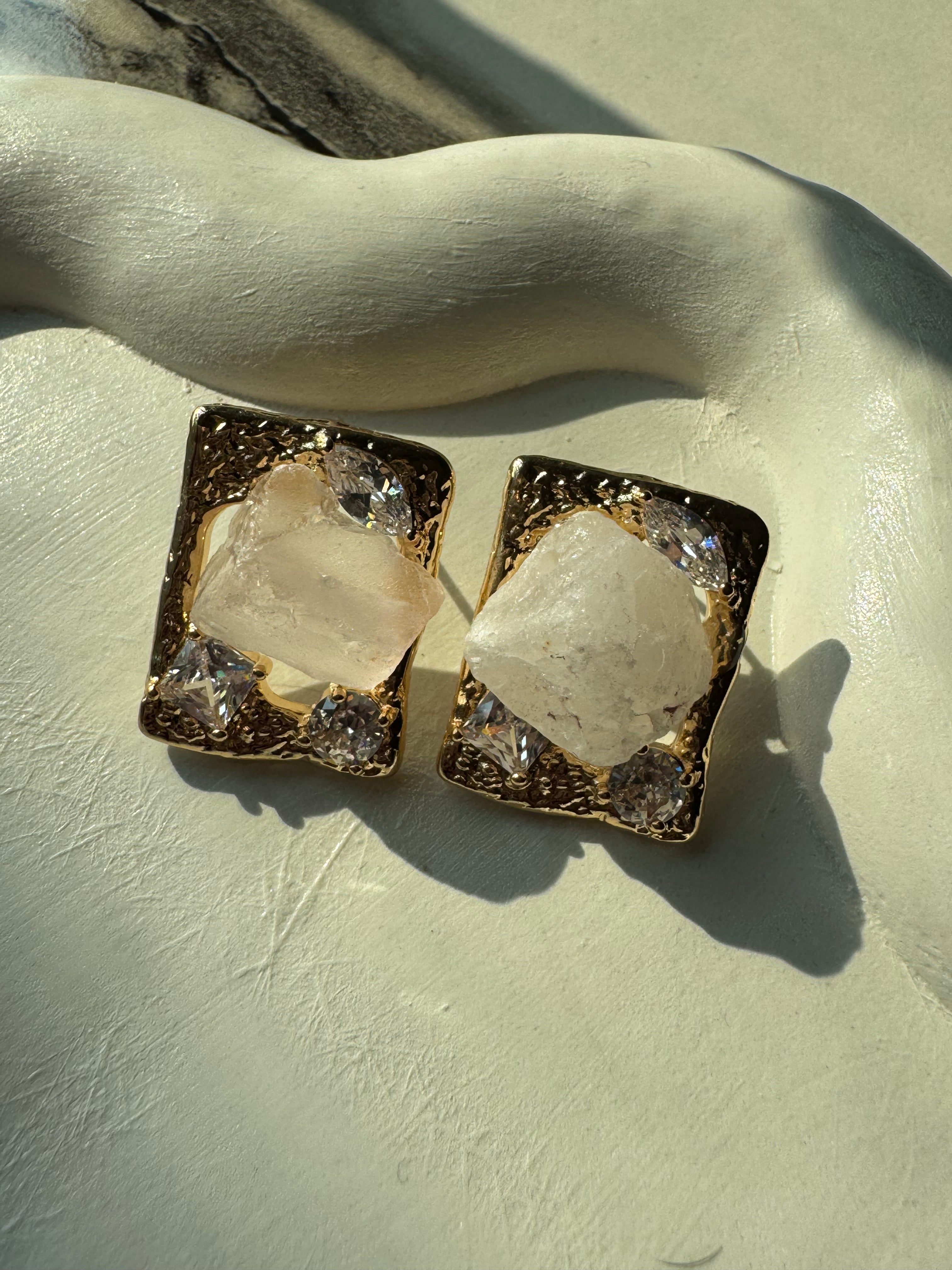 Twilight Drop Earrings - Ice Pink