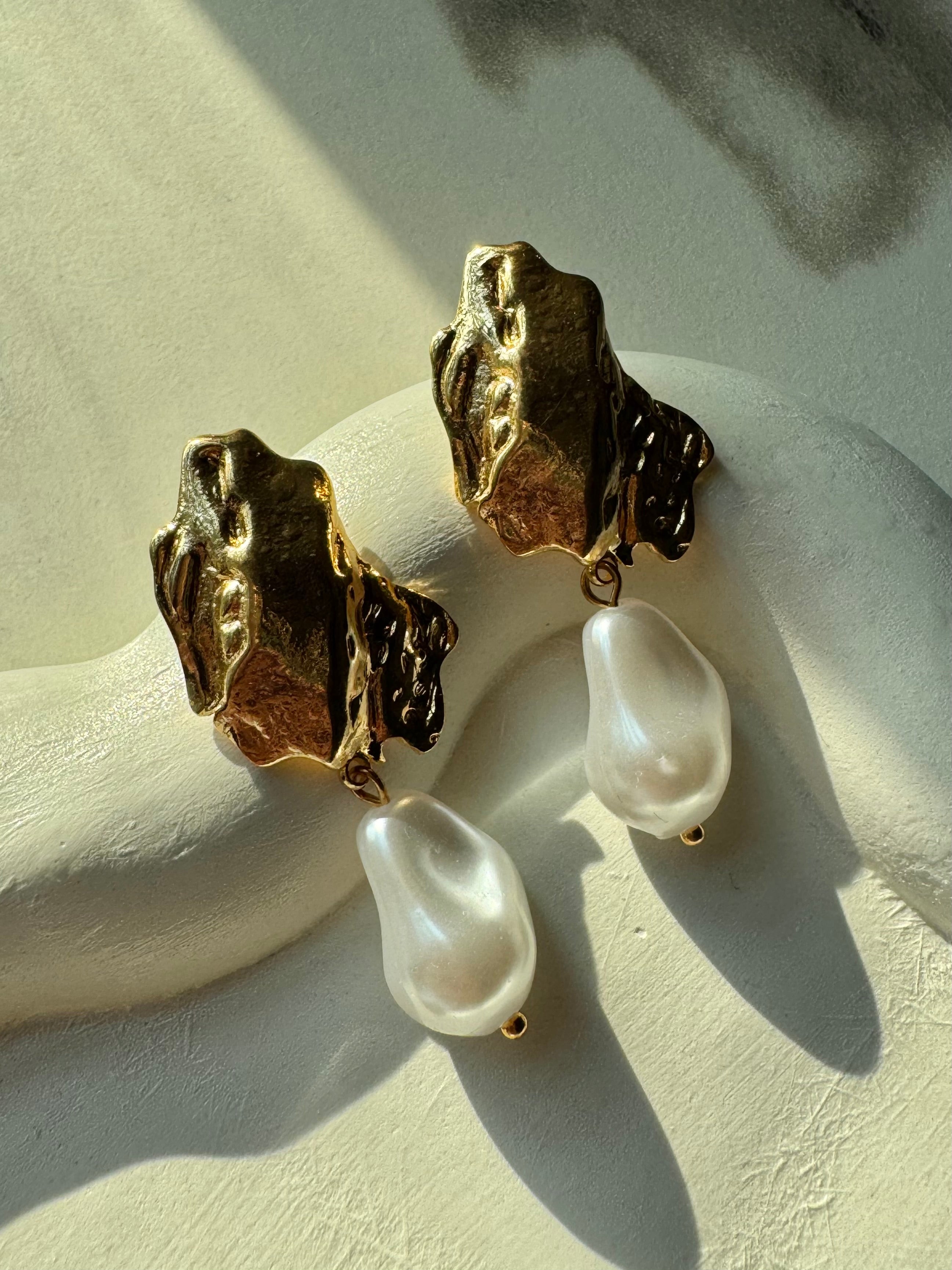 Golden Glow Earrings - 18K Gold Plated