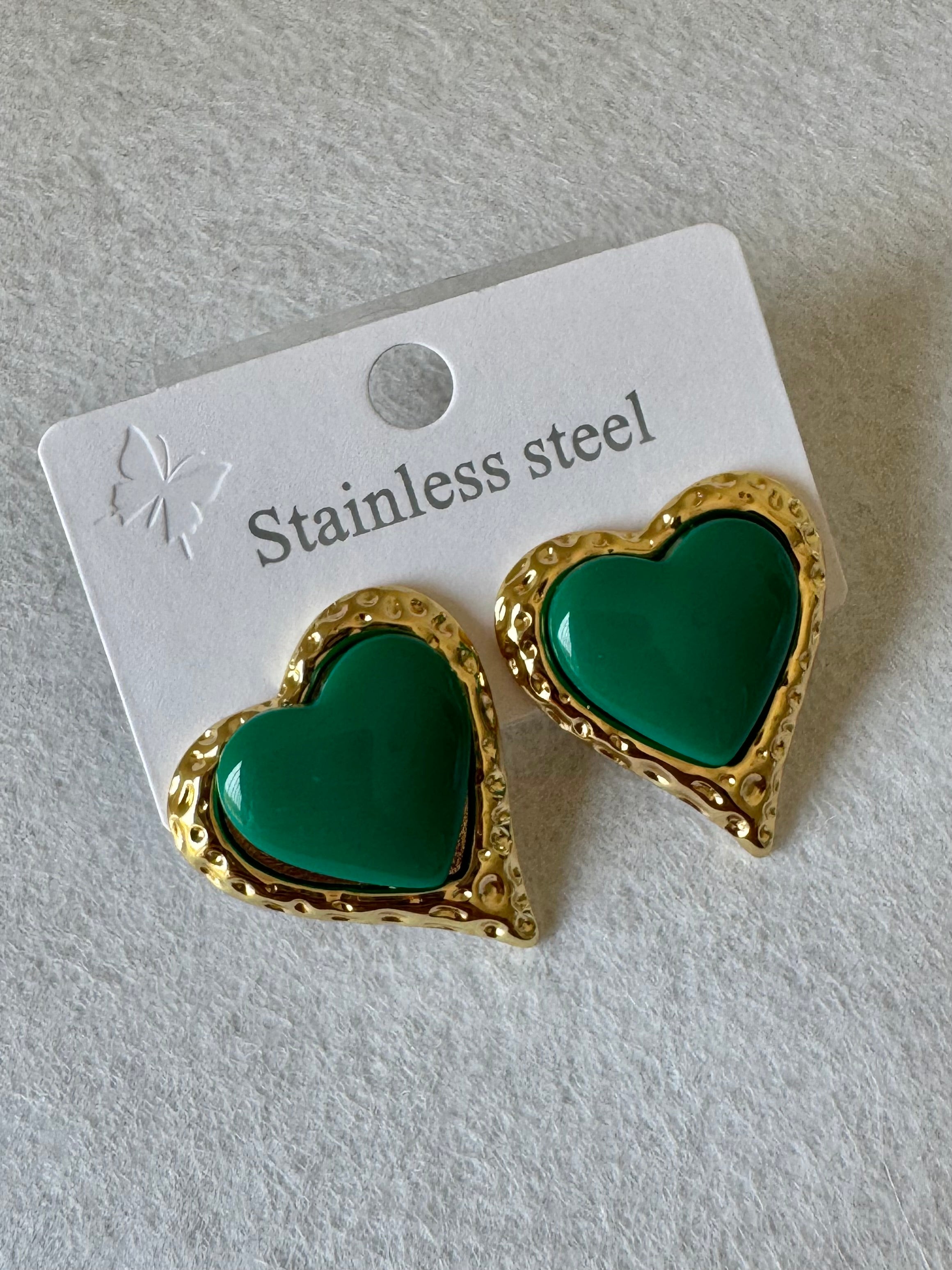 Evergreen Love Earrings - 18K Gold Plated