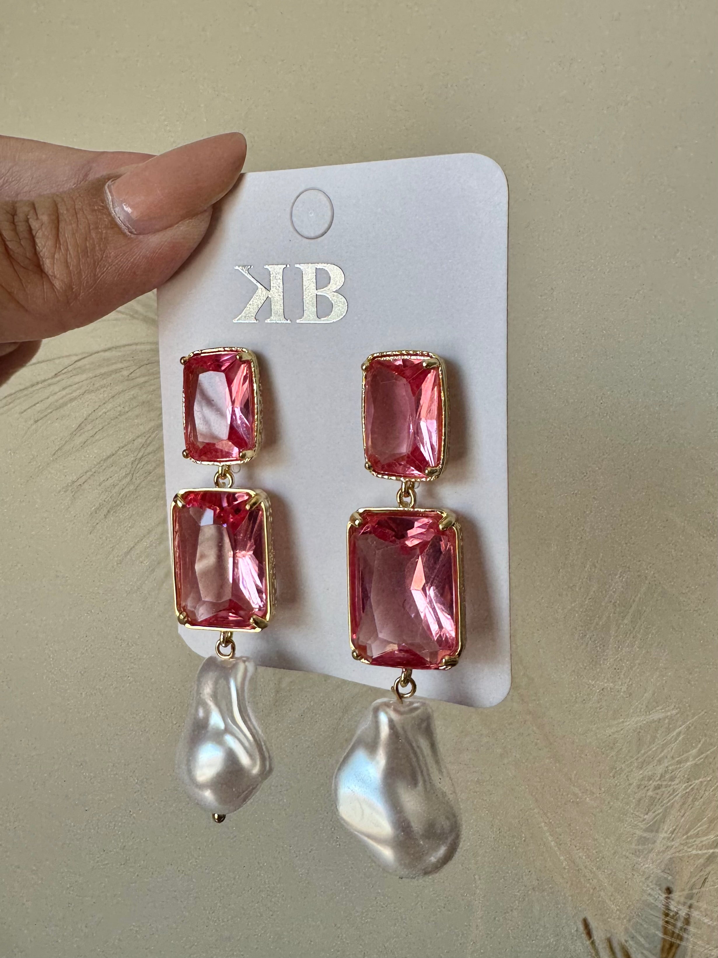 Cherry Blossom Pearls Earrings