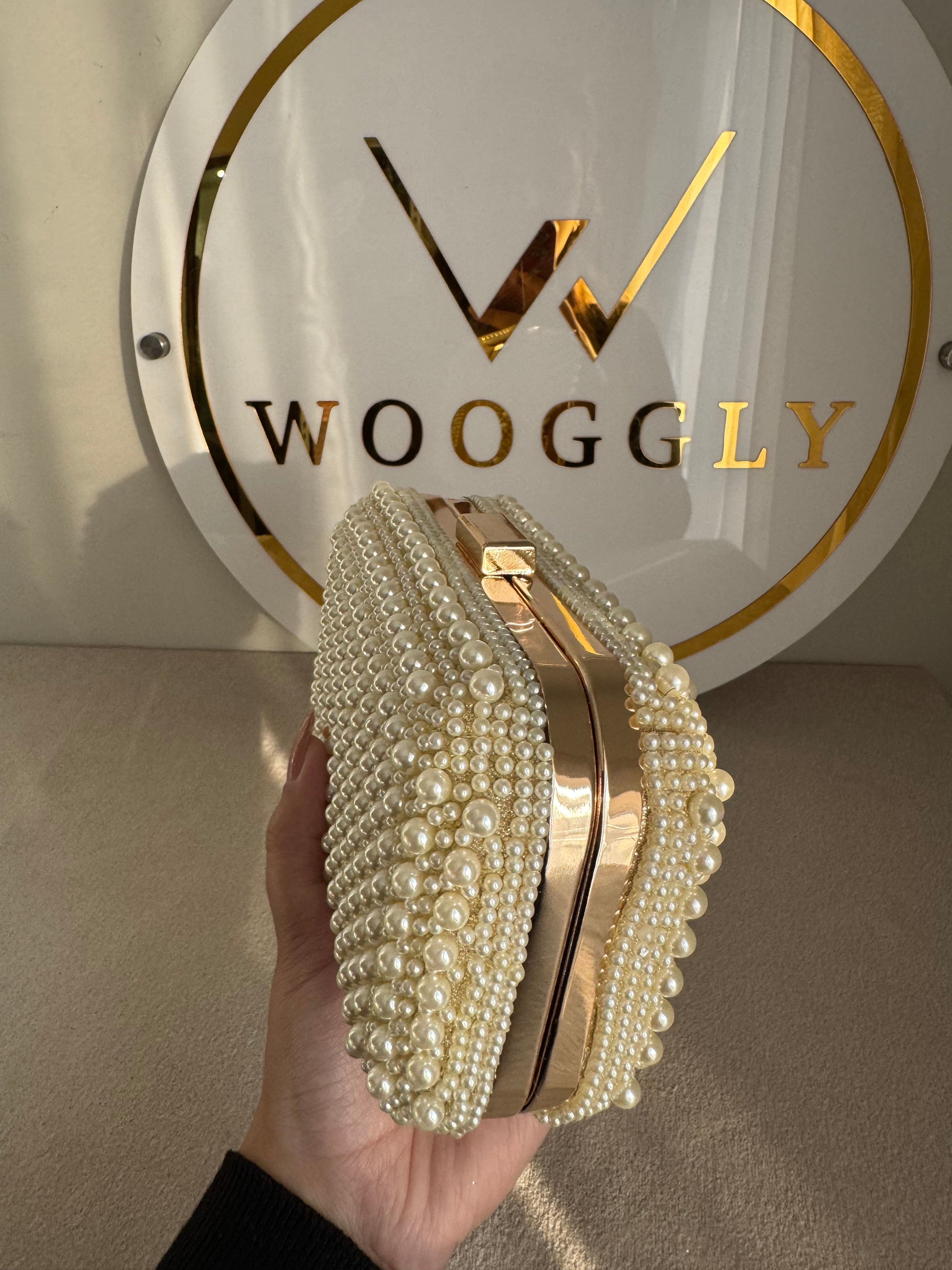 Stunning Pearl Clutch