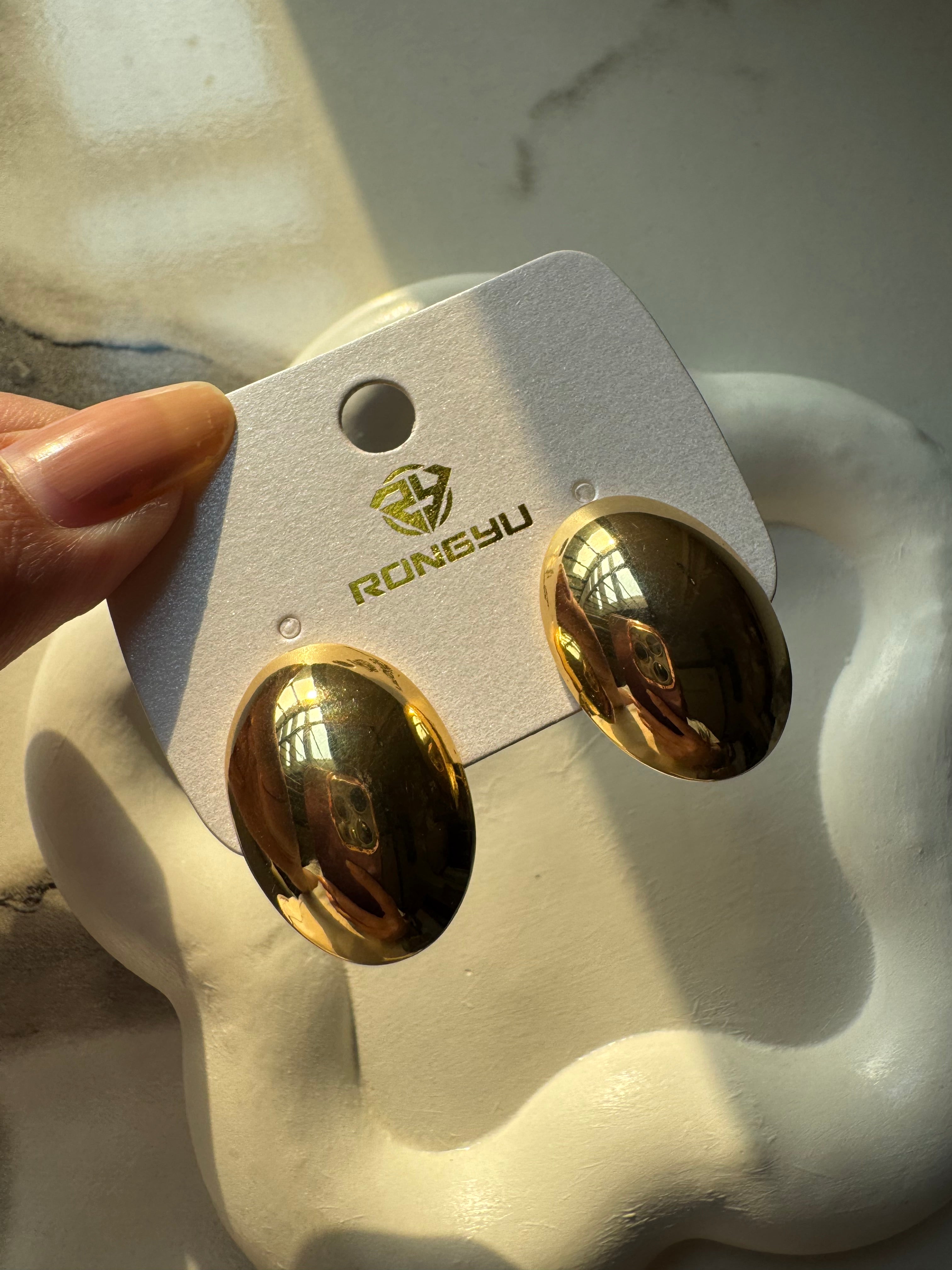 Minka Studs - 18K Gold Plated