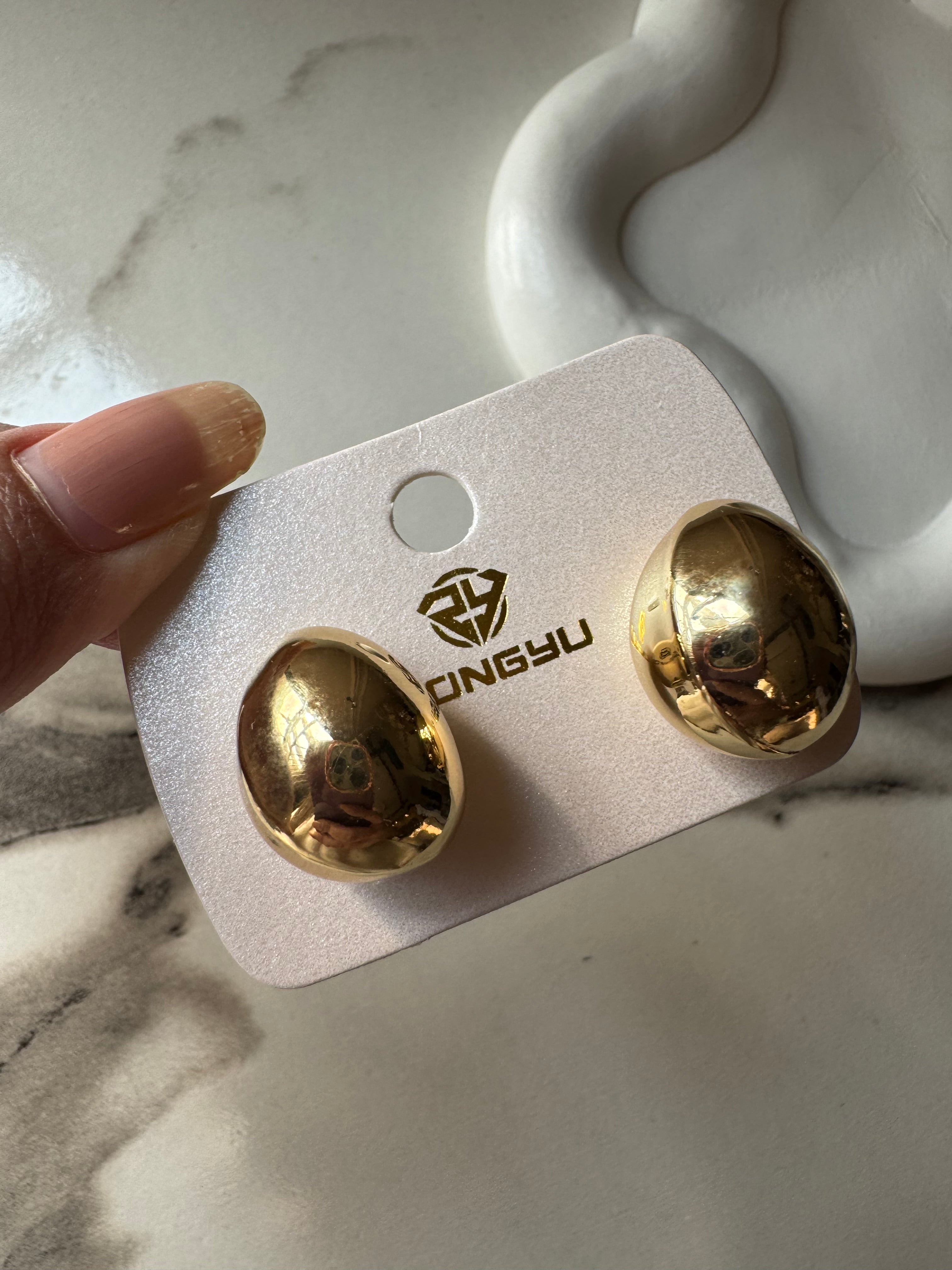Aura Studs - 18K Gold Plated