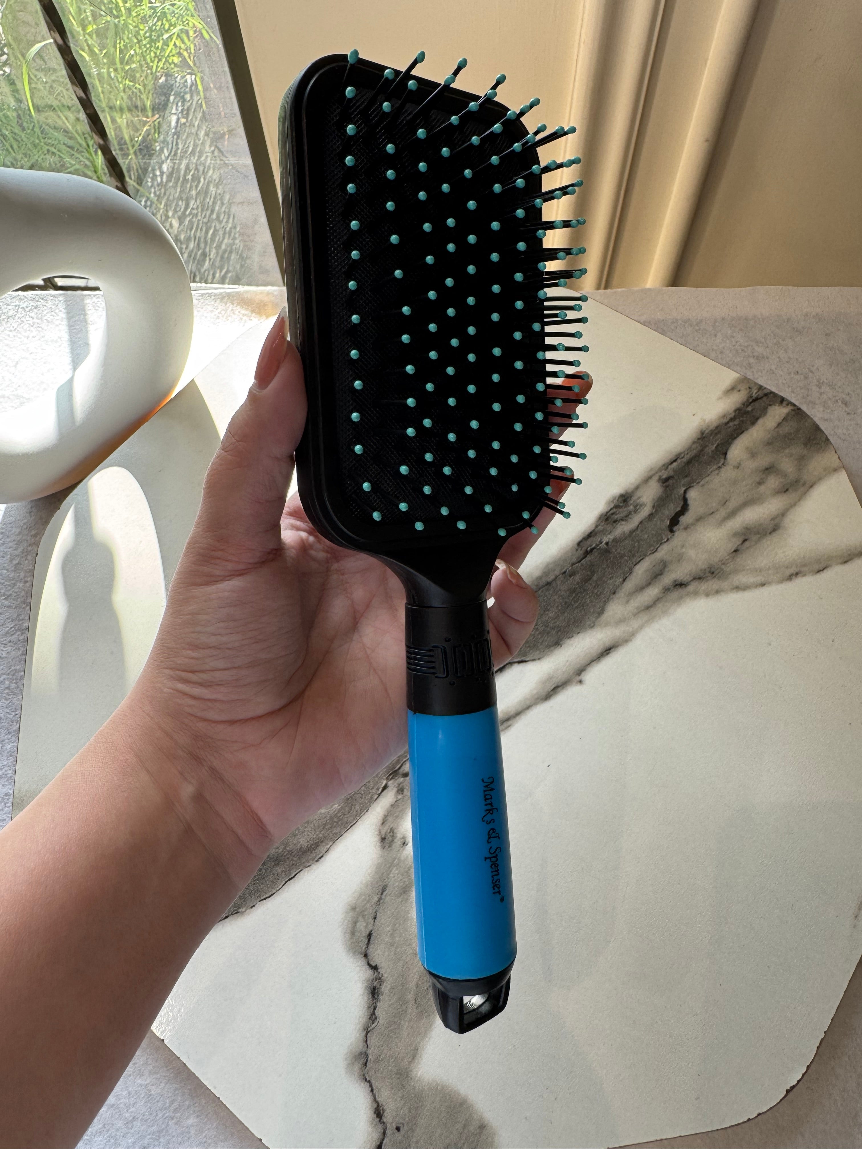 Softest Black Blue Square Brush
