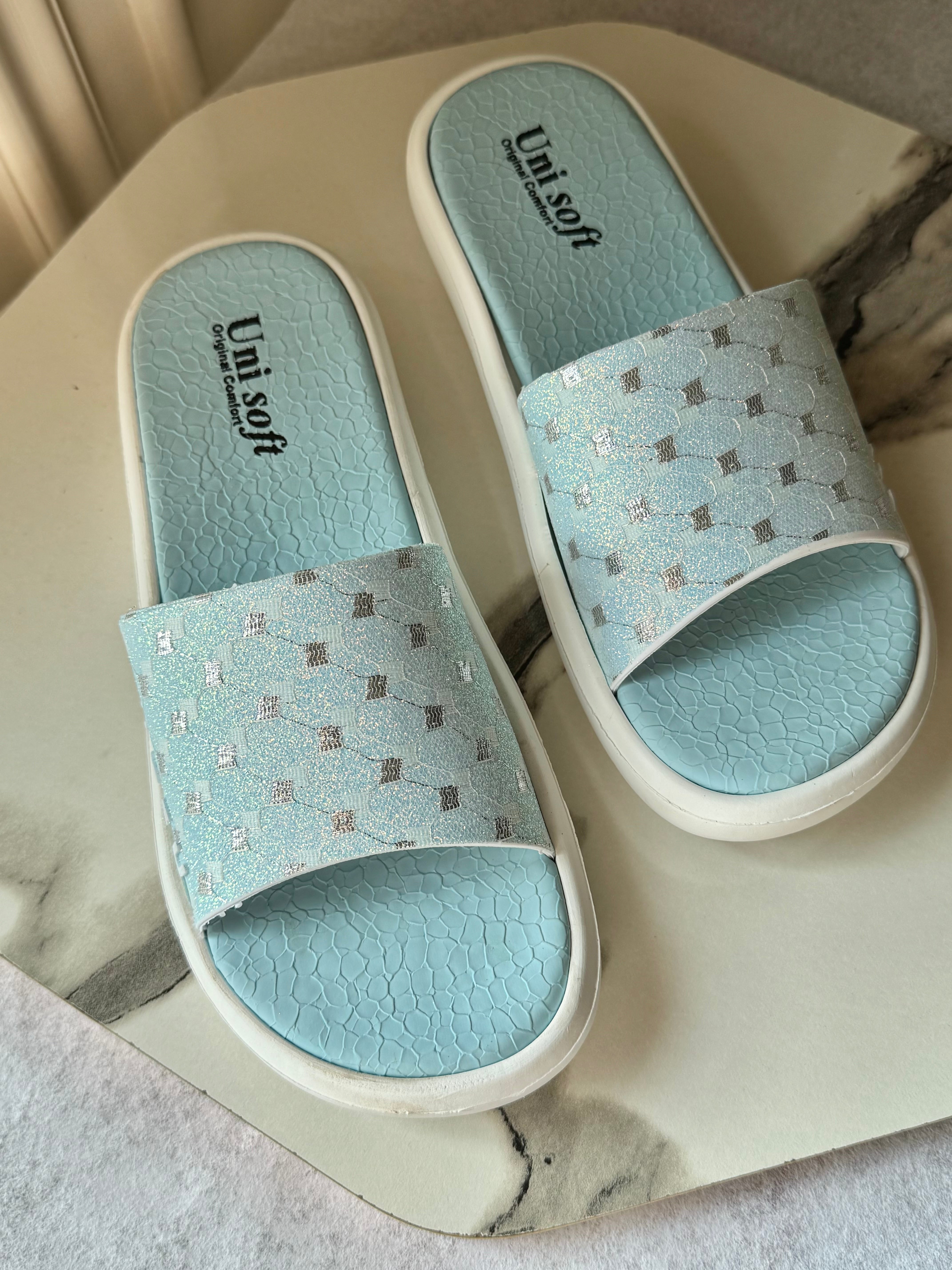 Soft Cotton Sky Slides