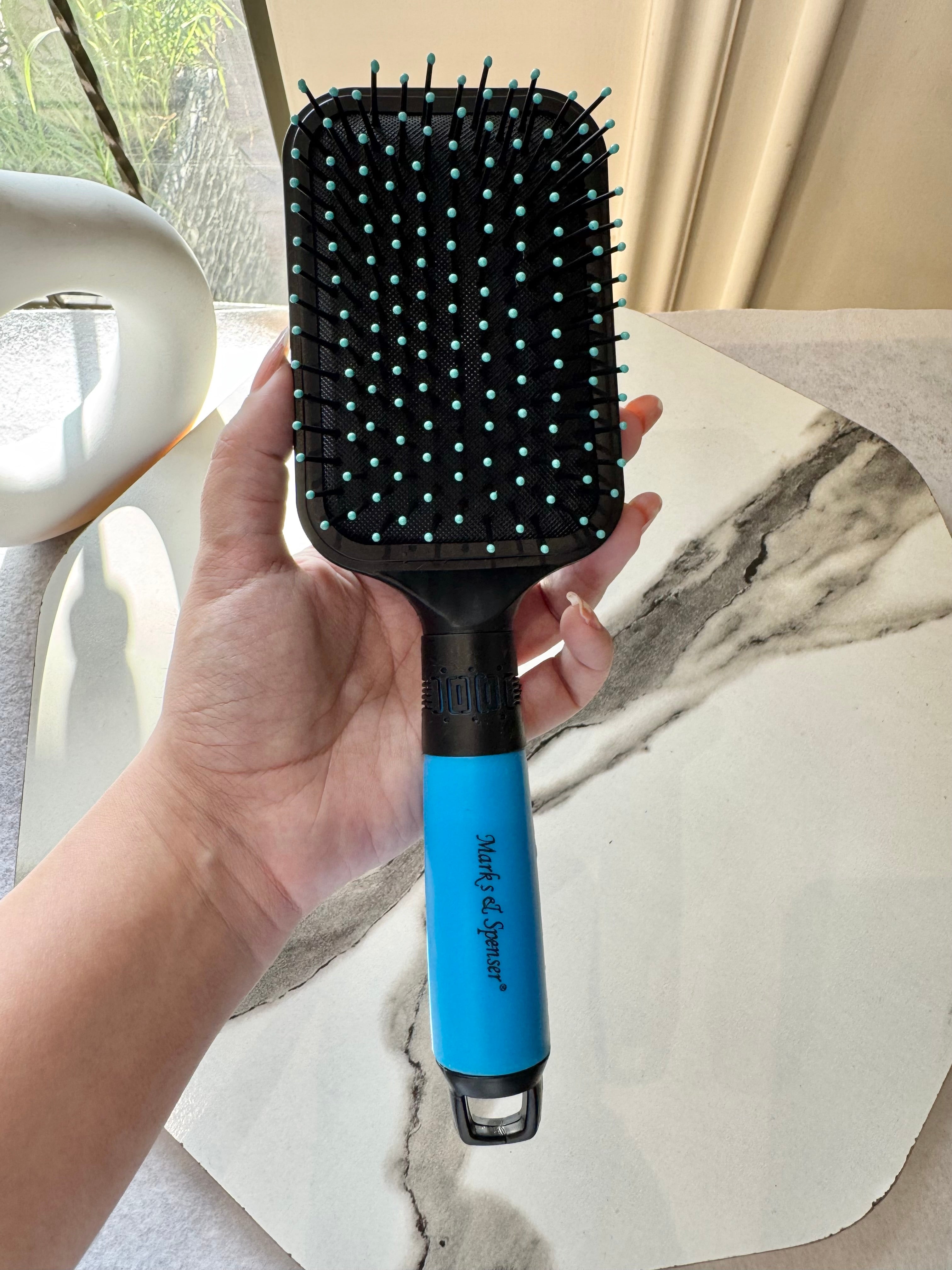 Softest Black Blue Square Brush
