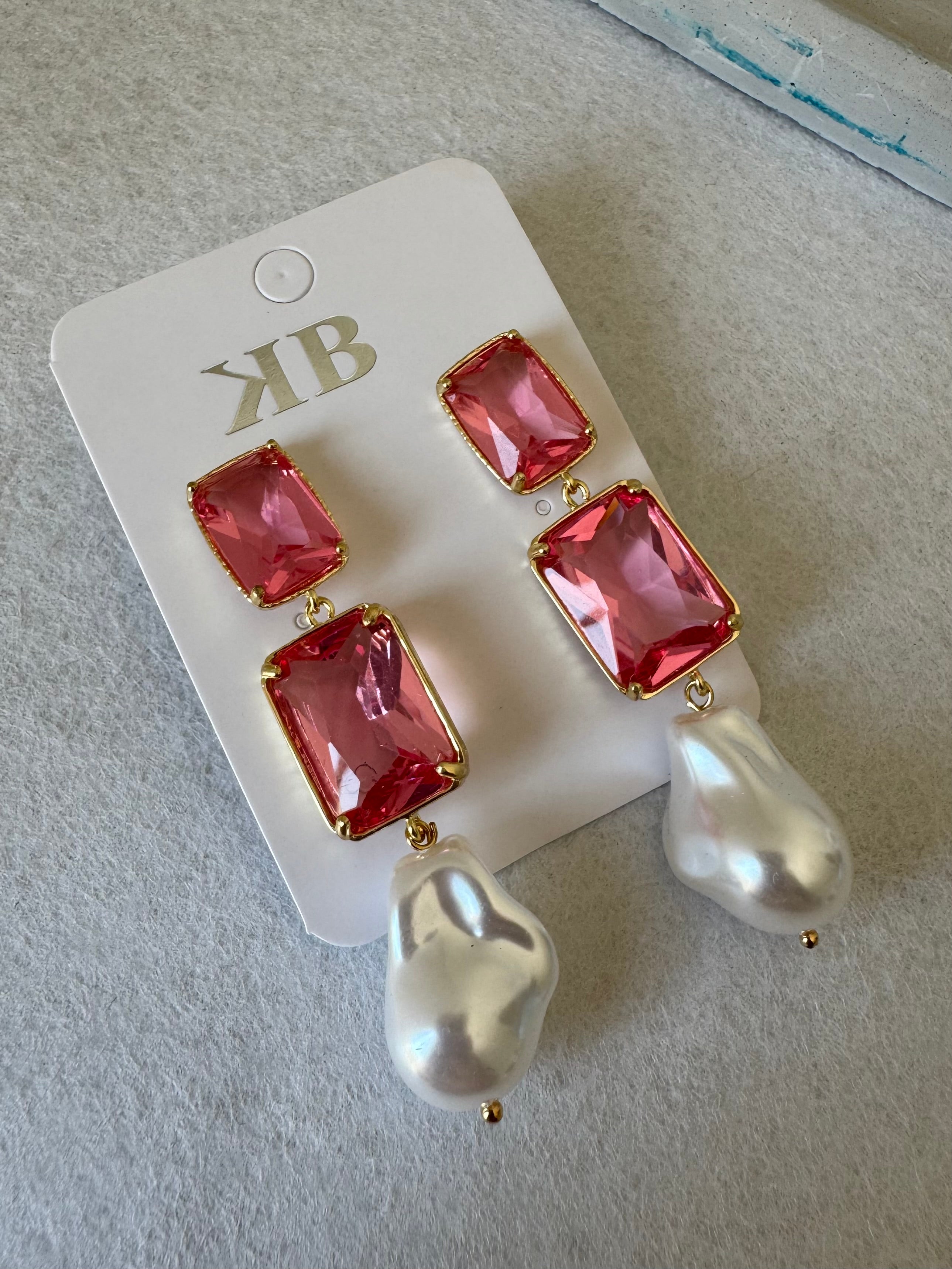 Cherry Blossom Pearls Earrings