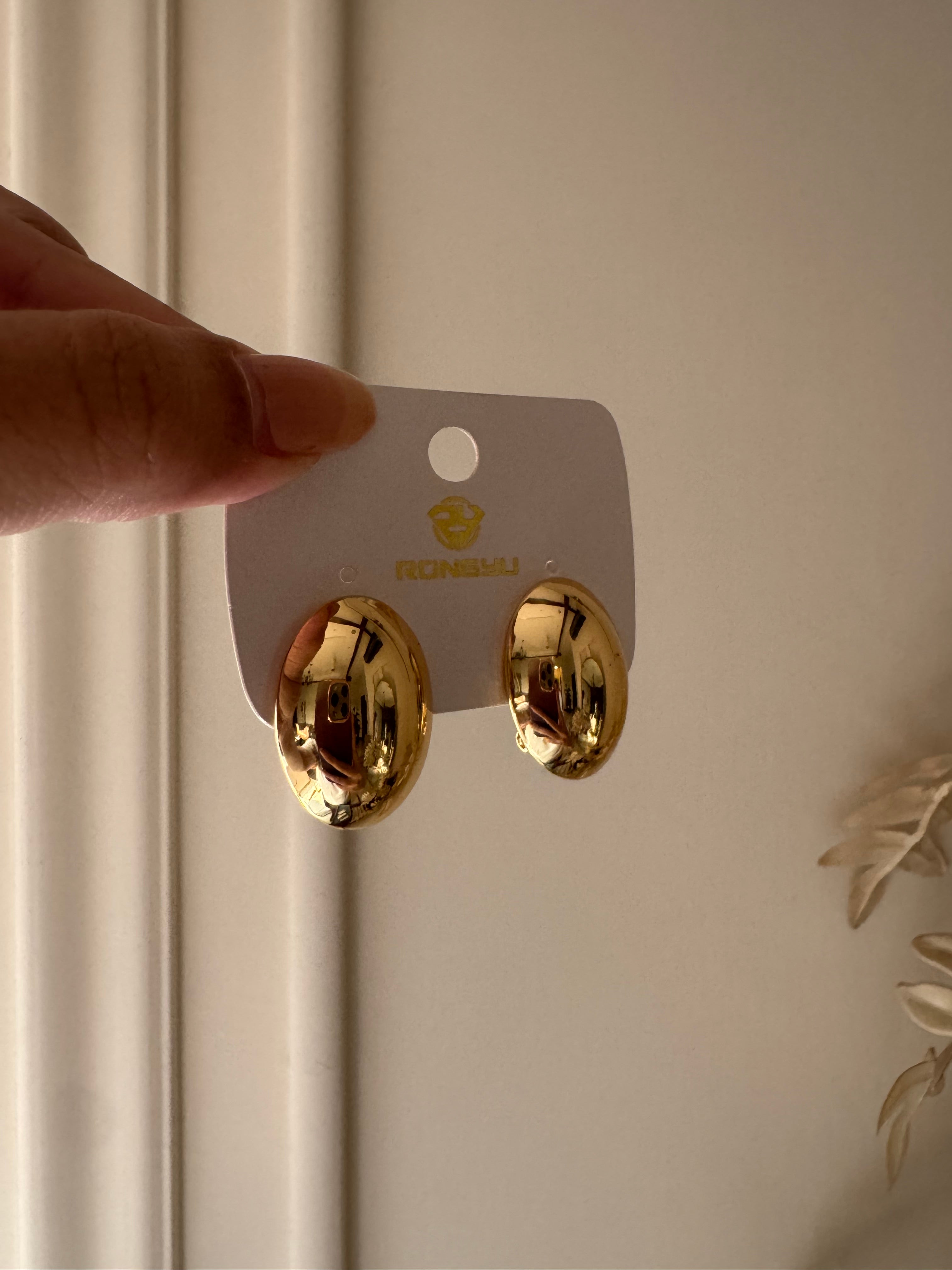 Minka Studs - 18K Gold Plated