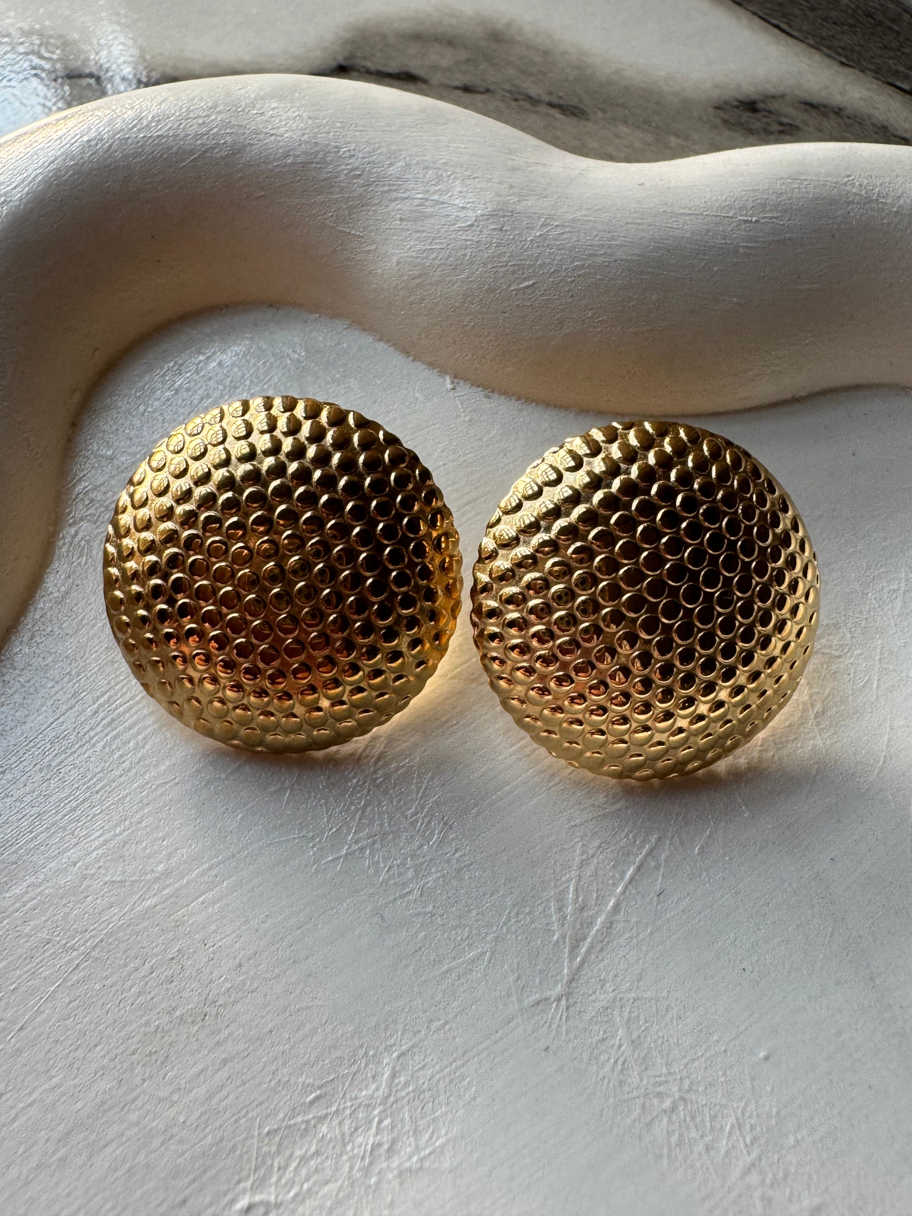 Tiara Earrings - 18K Gold Plated