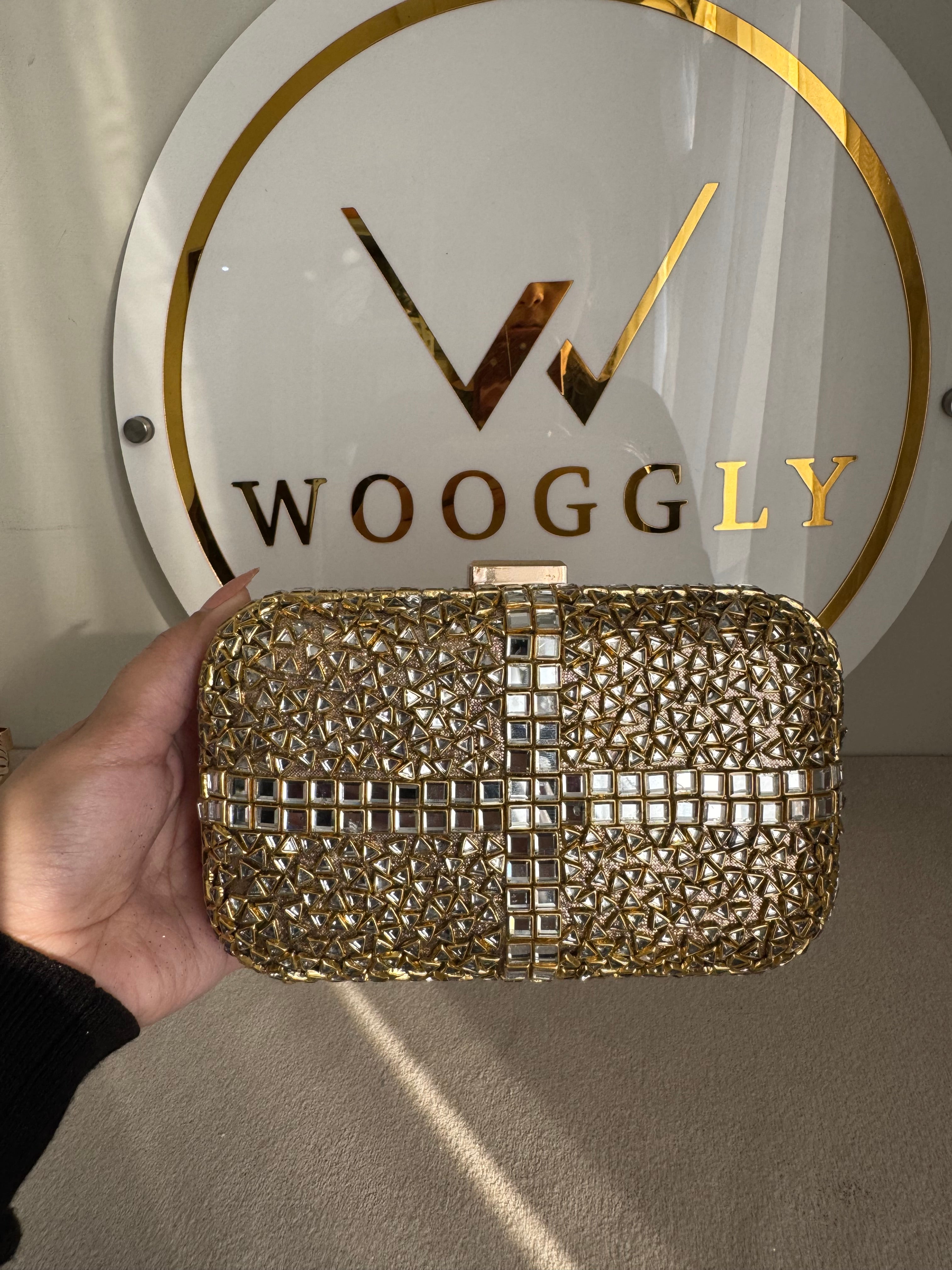 Classy Kundan Clutch