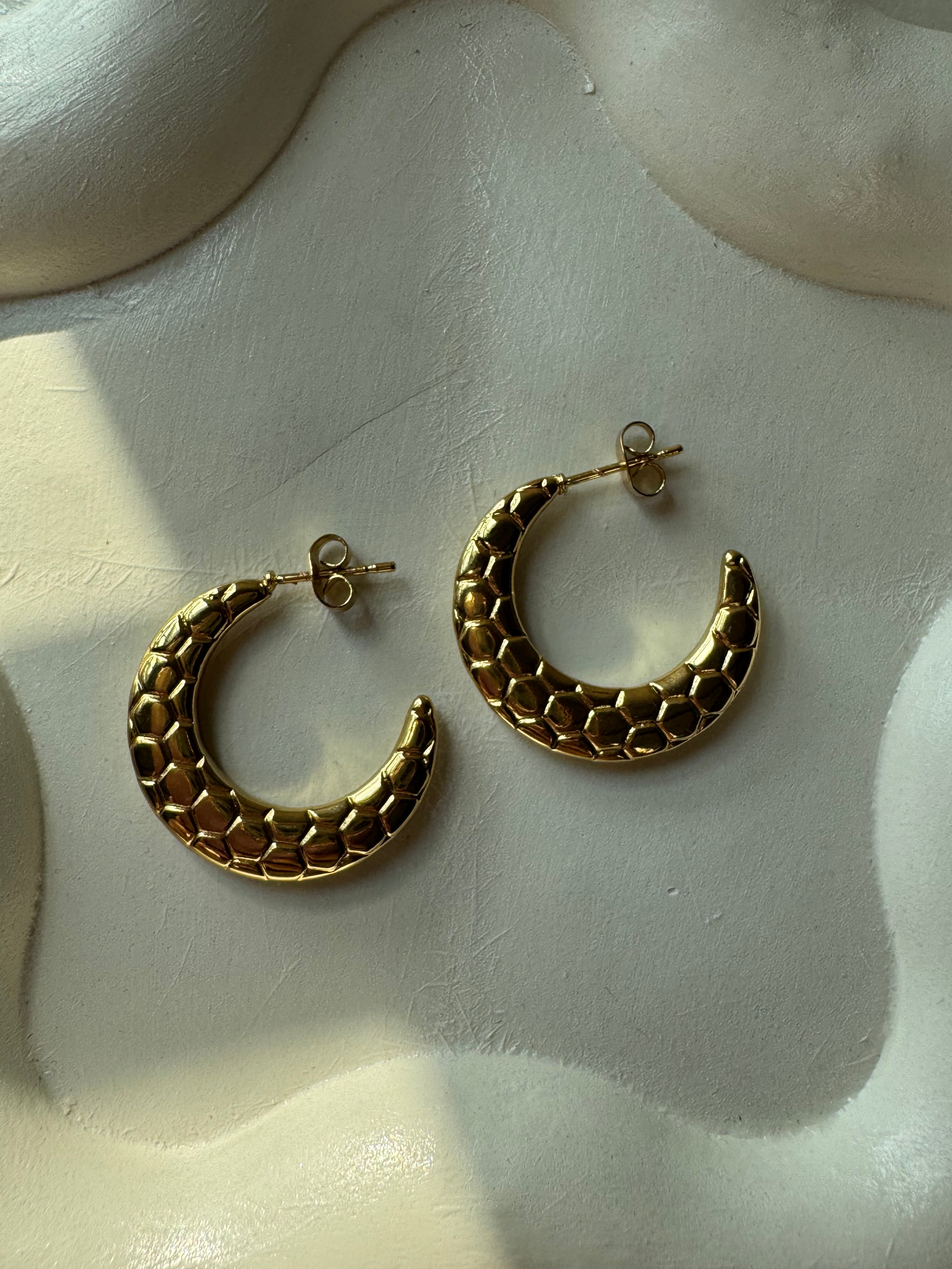 Diva Hoops - 18K Gold Plated