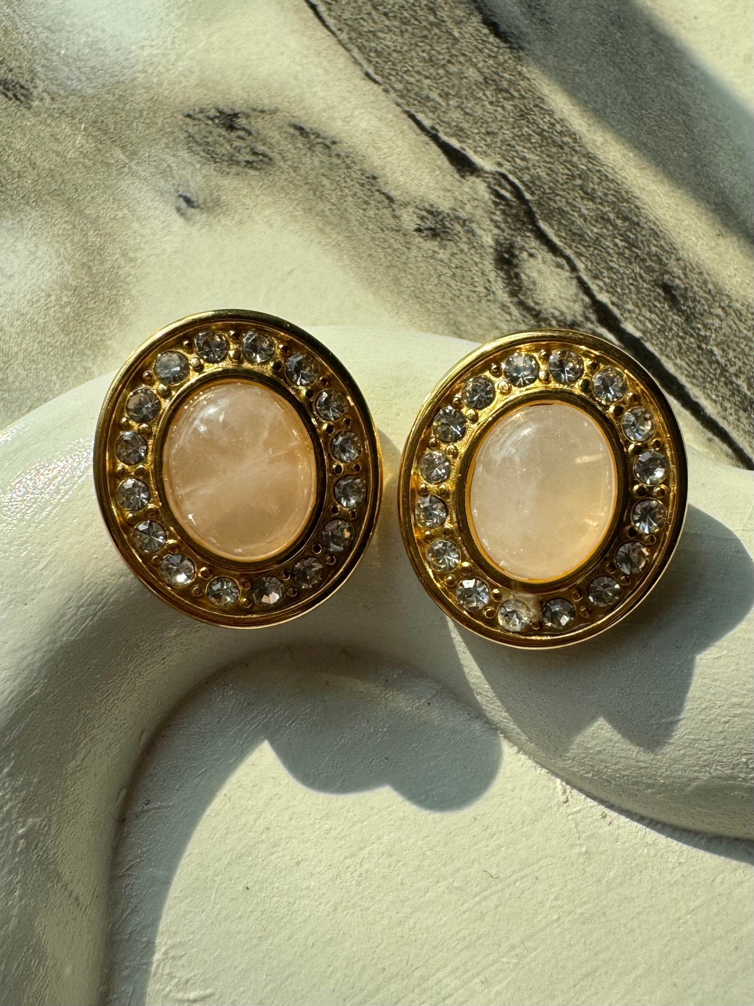 Peach Luxe Studs